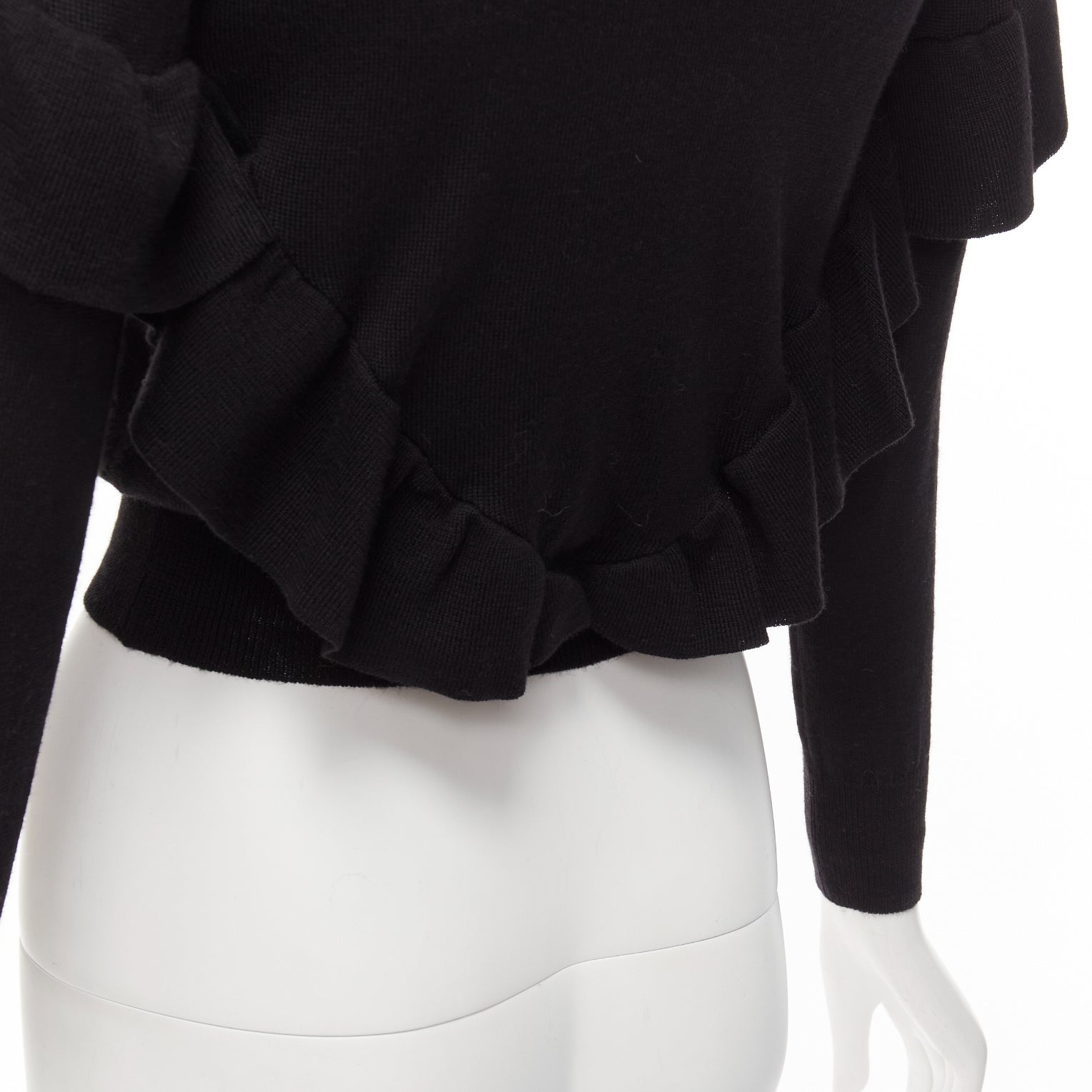 Viktor & Rolf Ruffle Crop Sweater - Image 10