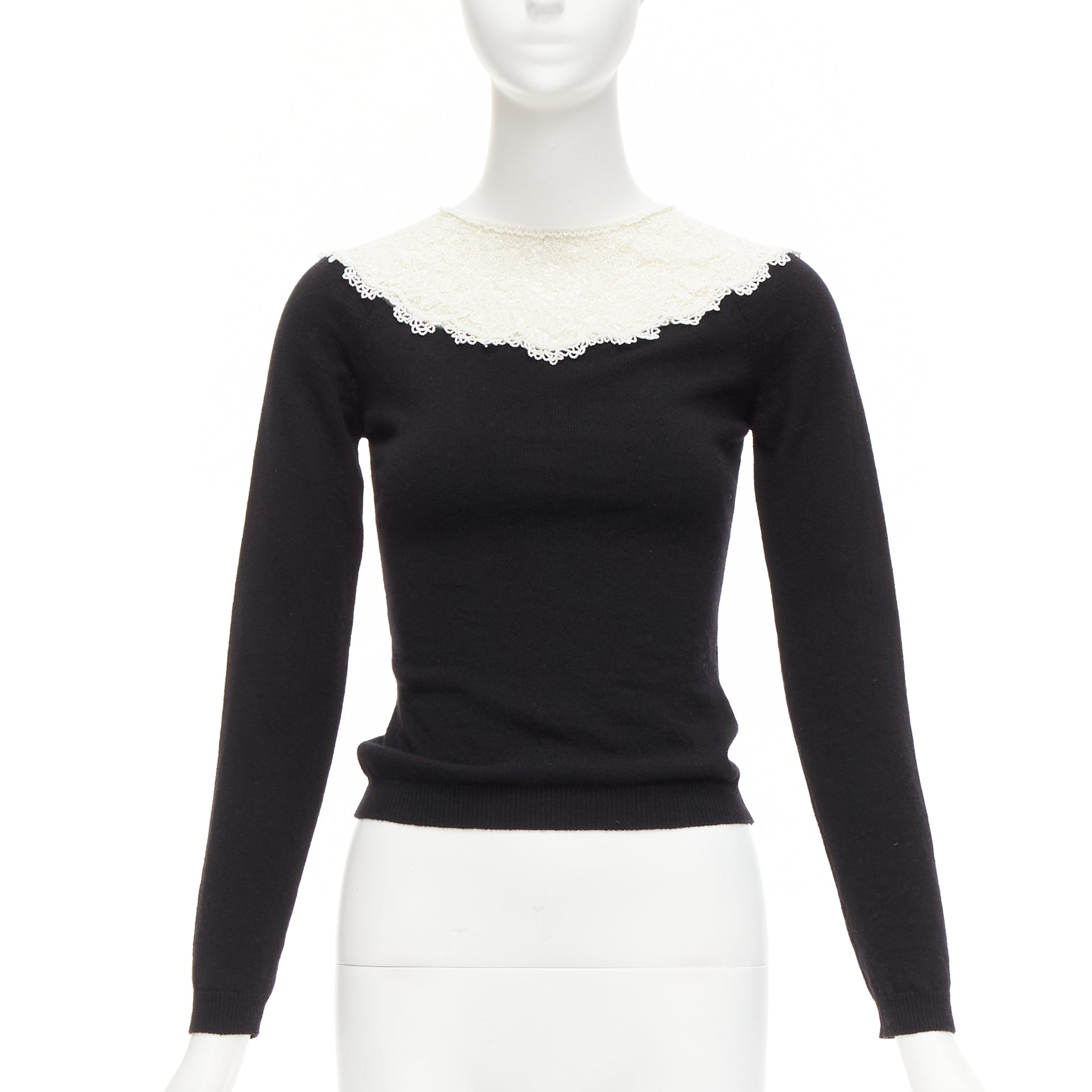 Valentino Garavani Beaded Lace Sweater