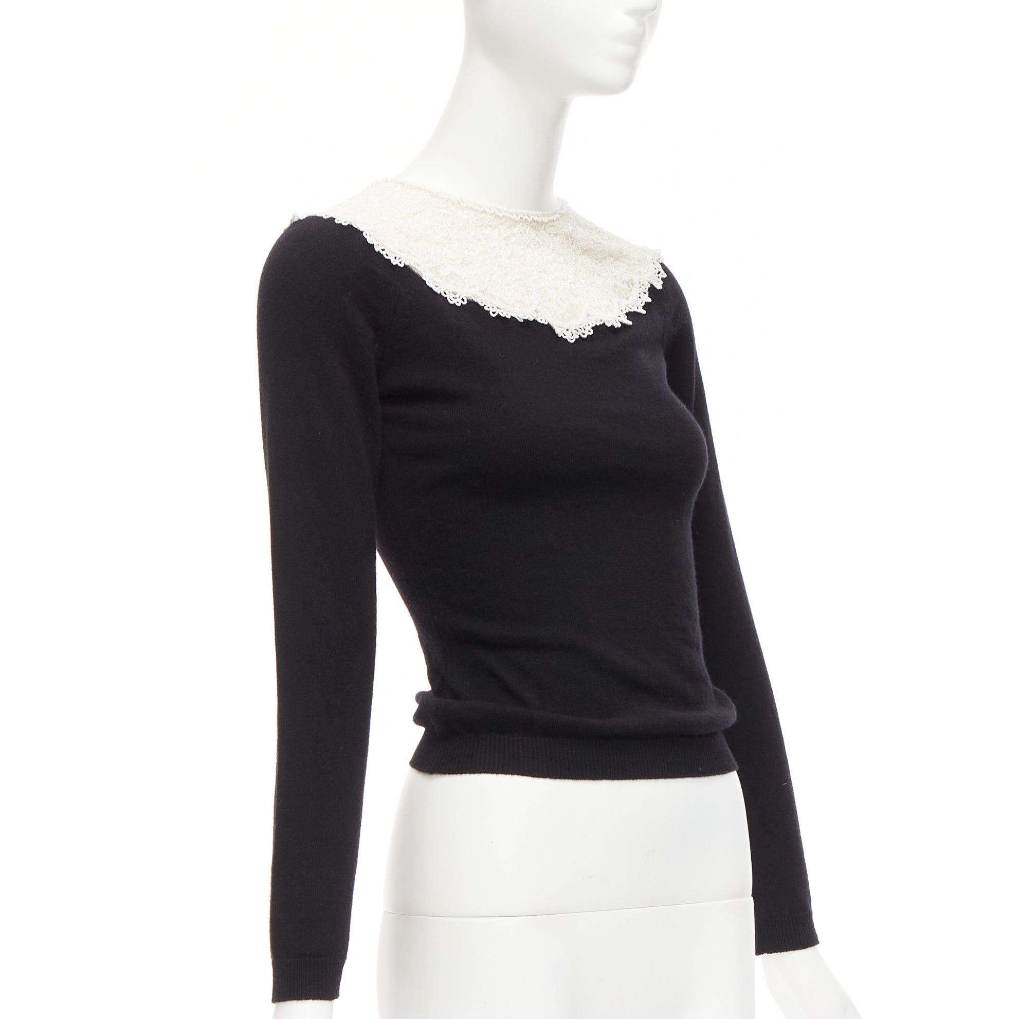 Valentino Garavani Beaded Lace Sweater - Image 6