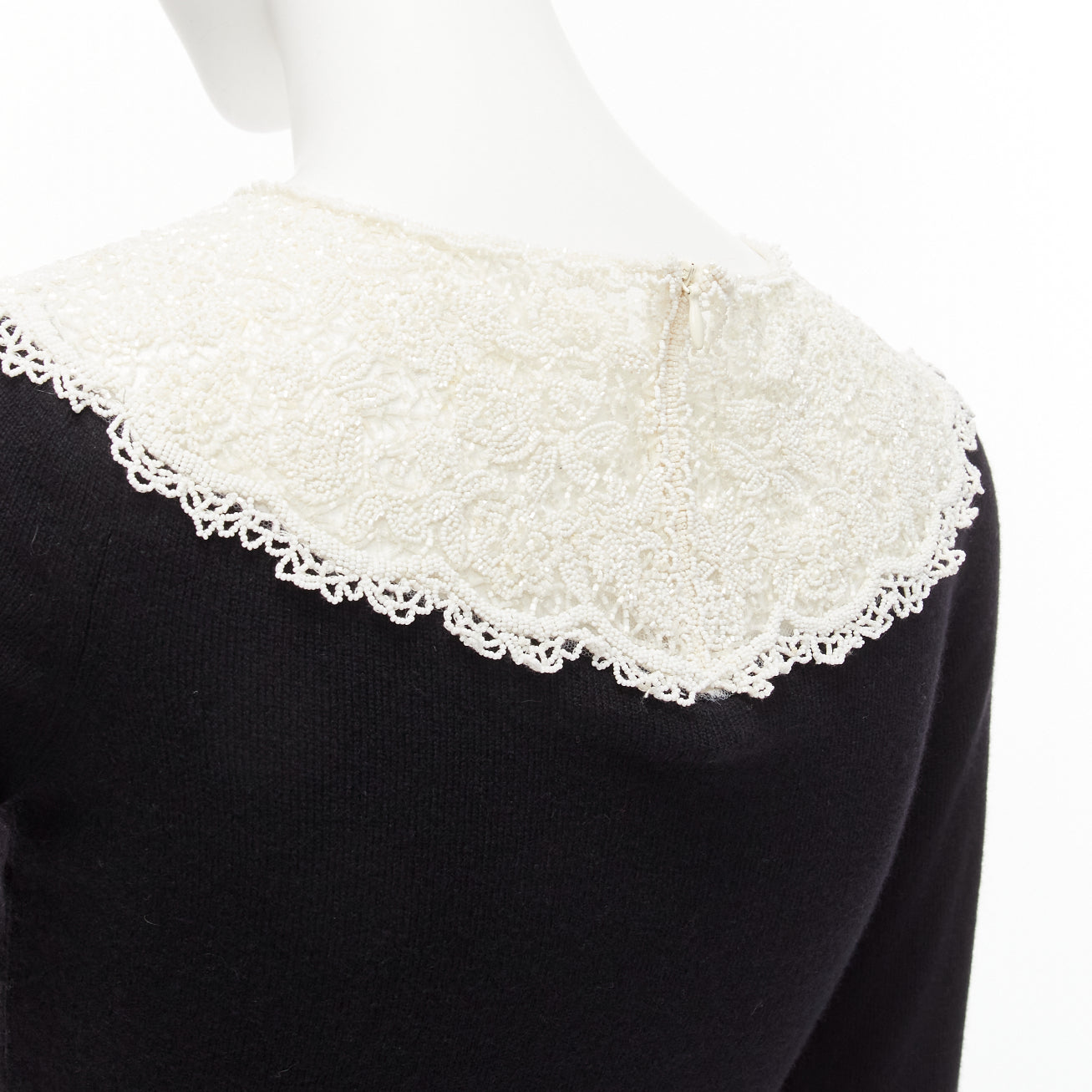 Valentino Garavani Beaded Lace Sweater - Detail 2