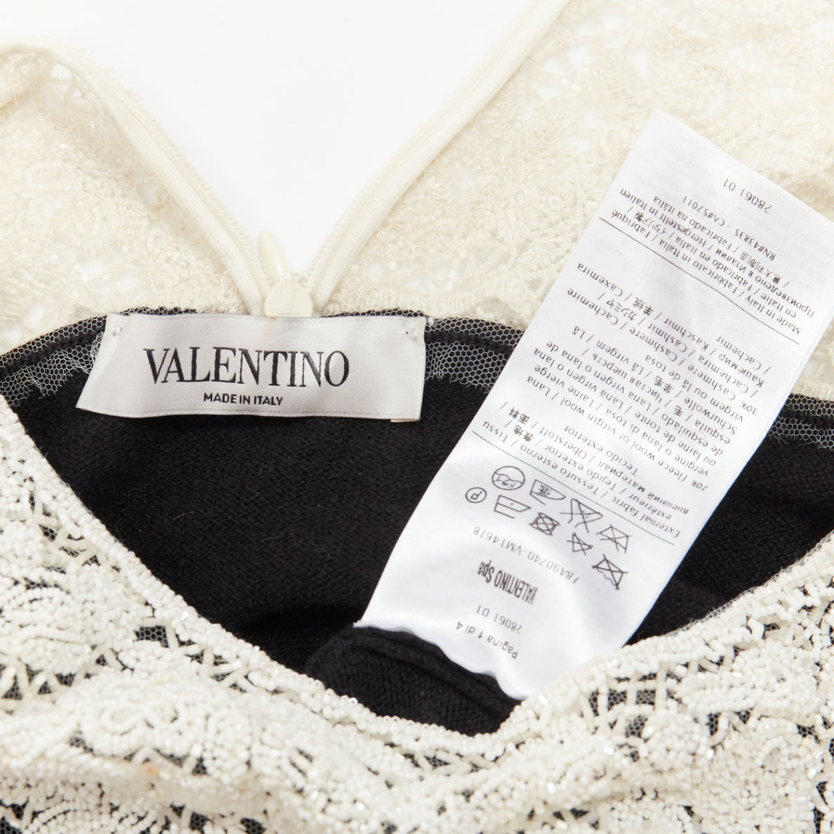 Valentino Garavani Beaded Lace Sweater - Image 11