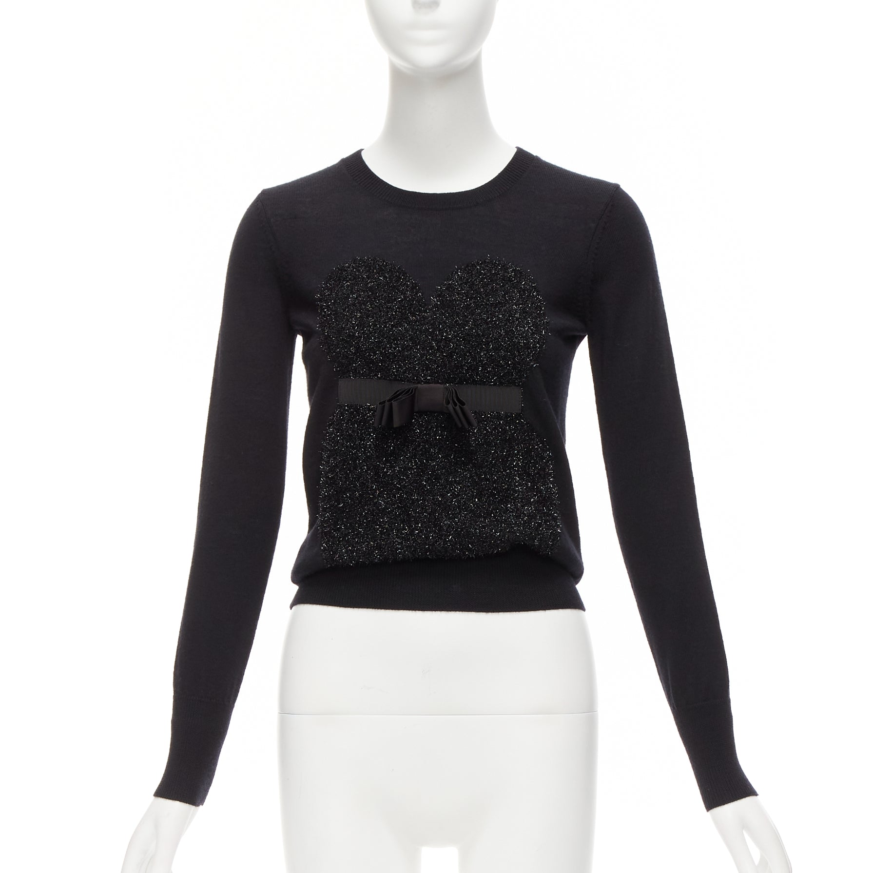 Markus Lupfer Tinsel Bow Sweater