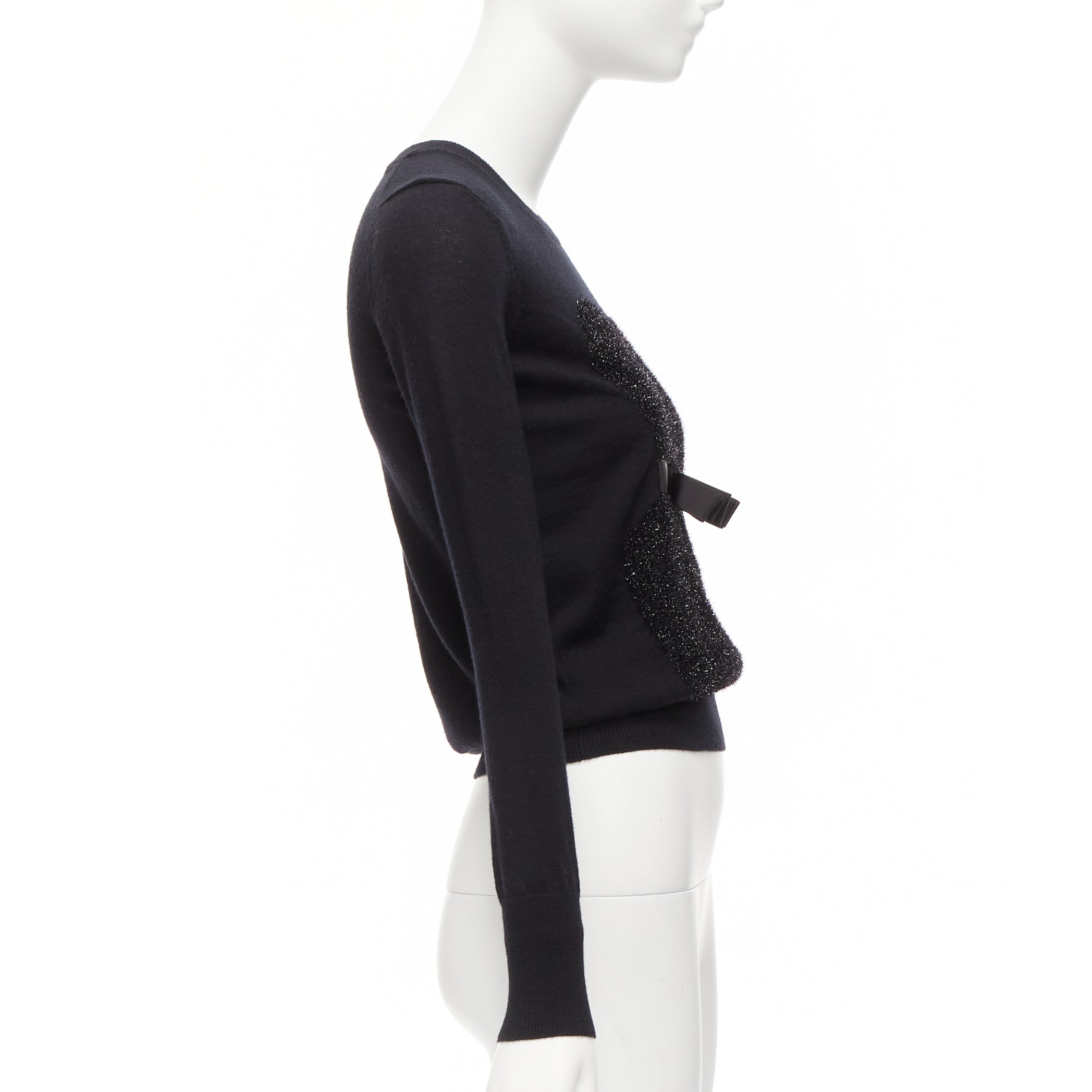 Markus Lupfer Tinsel Bow Sweater - 4
