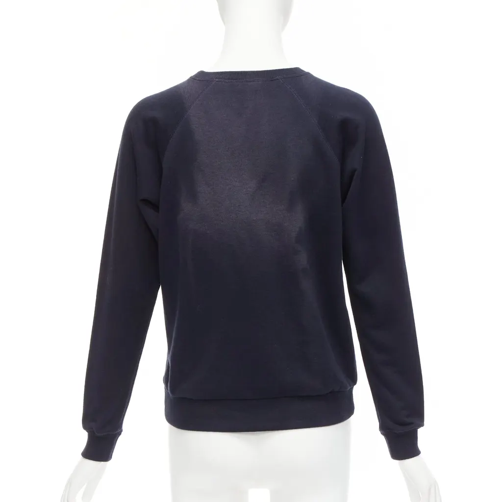 Celine Anchor Logo Sweatshirt Navy Cotton Fair - Box View