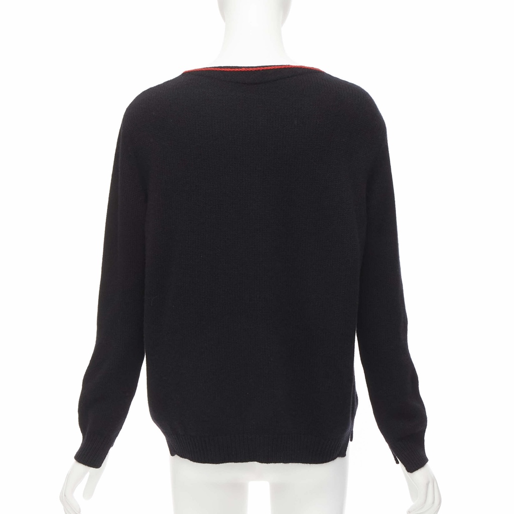 Ermanno Scervino Mohair Red Sweater - Side view
