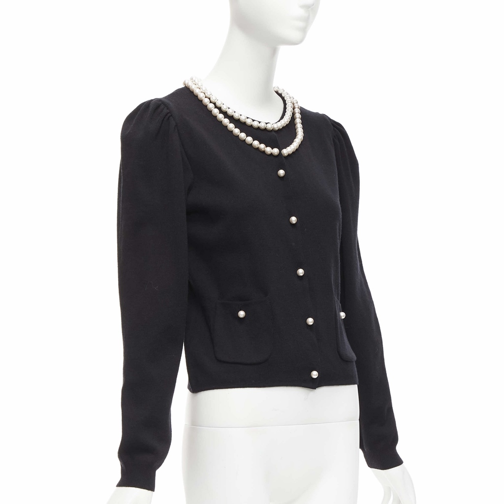 Moschino Pearl Collar Cardigan - 4