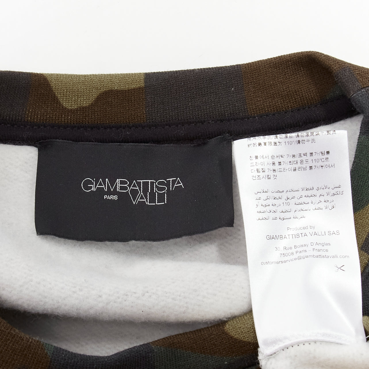 Giambattista Valli Camo Logo Sweatshirt - Image 10