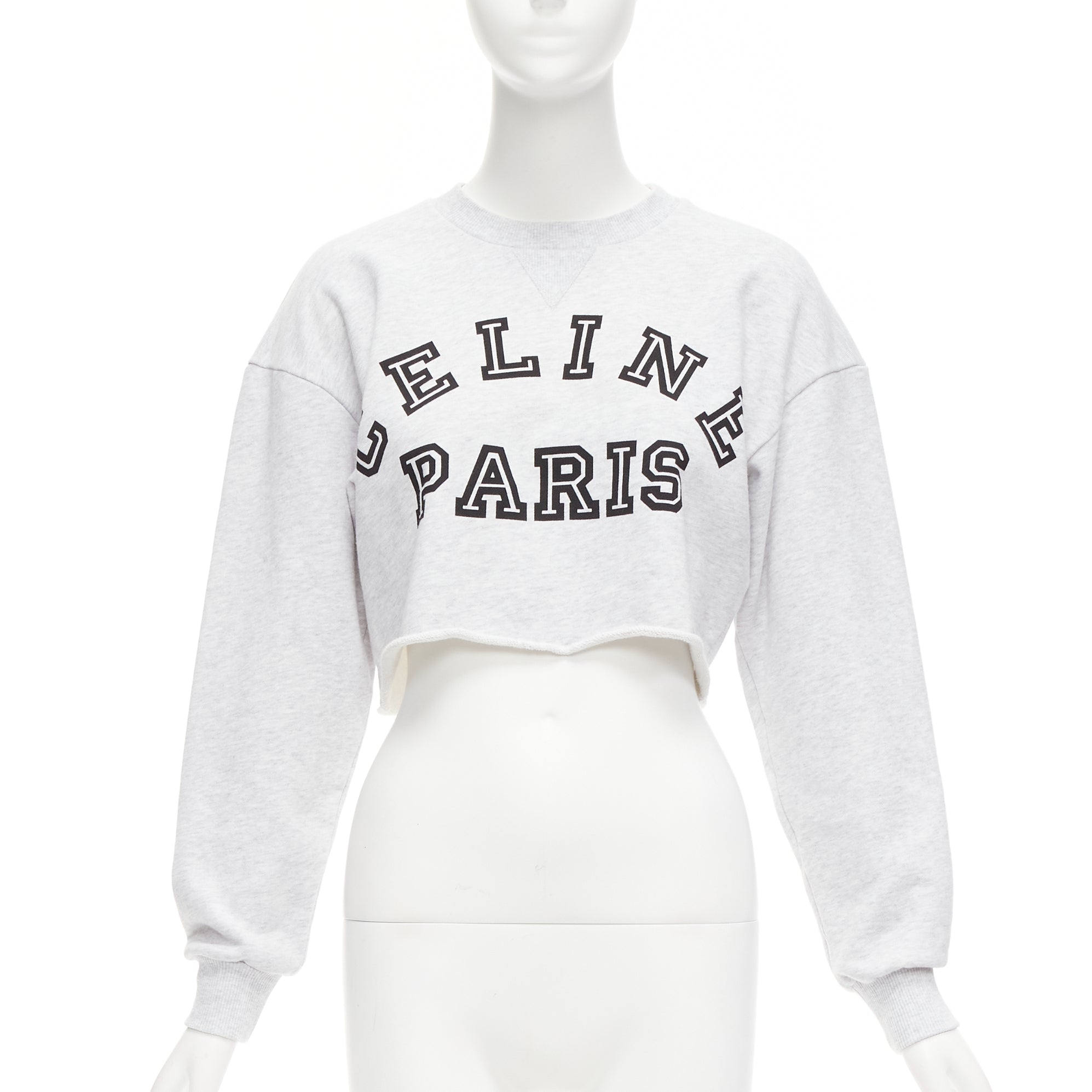 Celine Varsity Crop Top