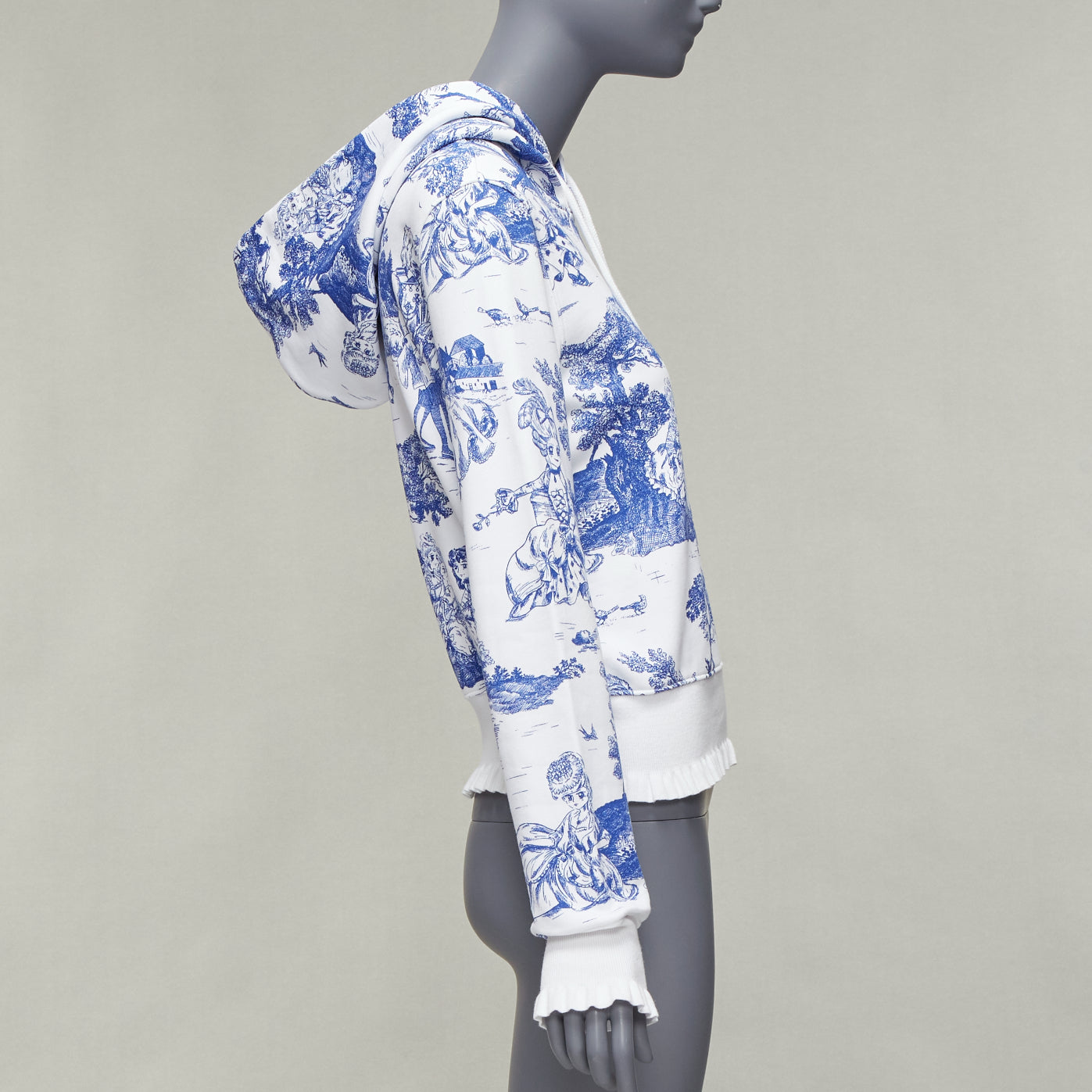 Moschino Toile Frill Hoodie - 4