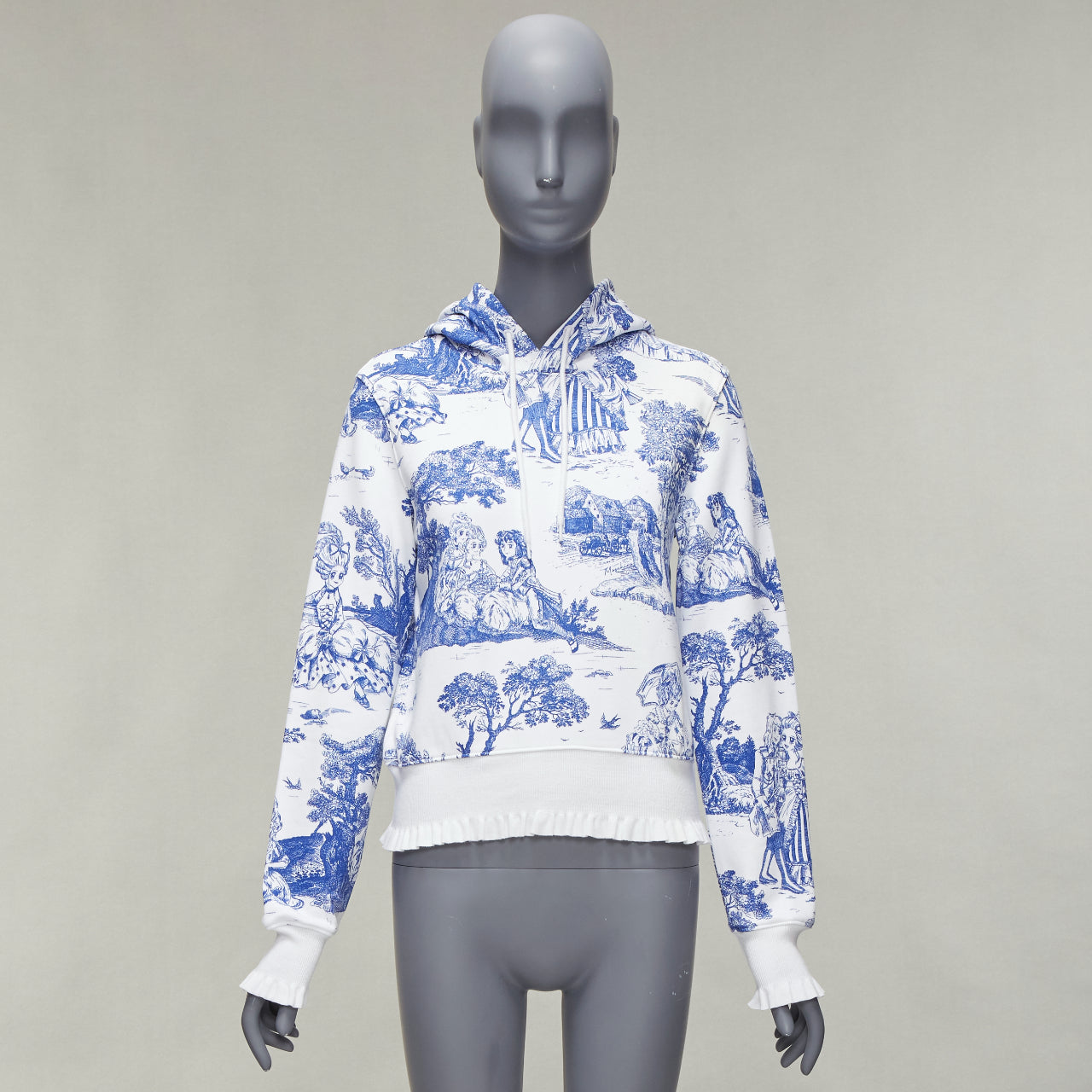 Moschino Toile Frill Hoodie - Image 12