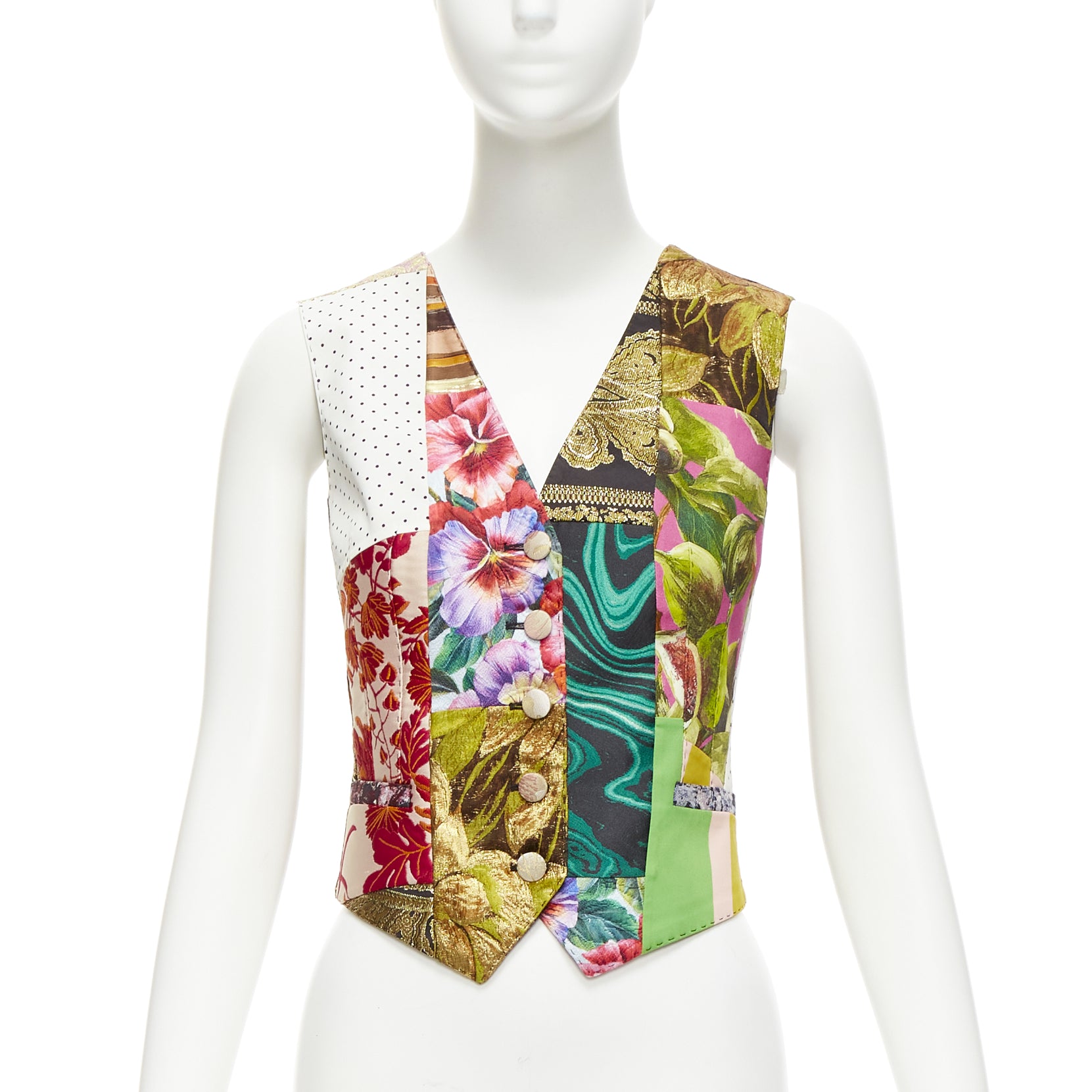 Dolce & Gabbana Floral Brocade Vest