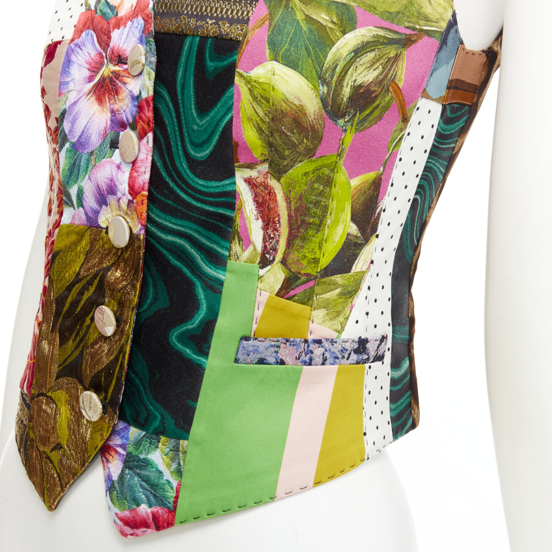 Dolce & Gabbana Floral Brocade Vest - Back view