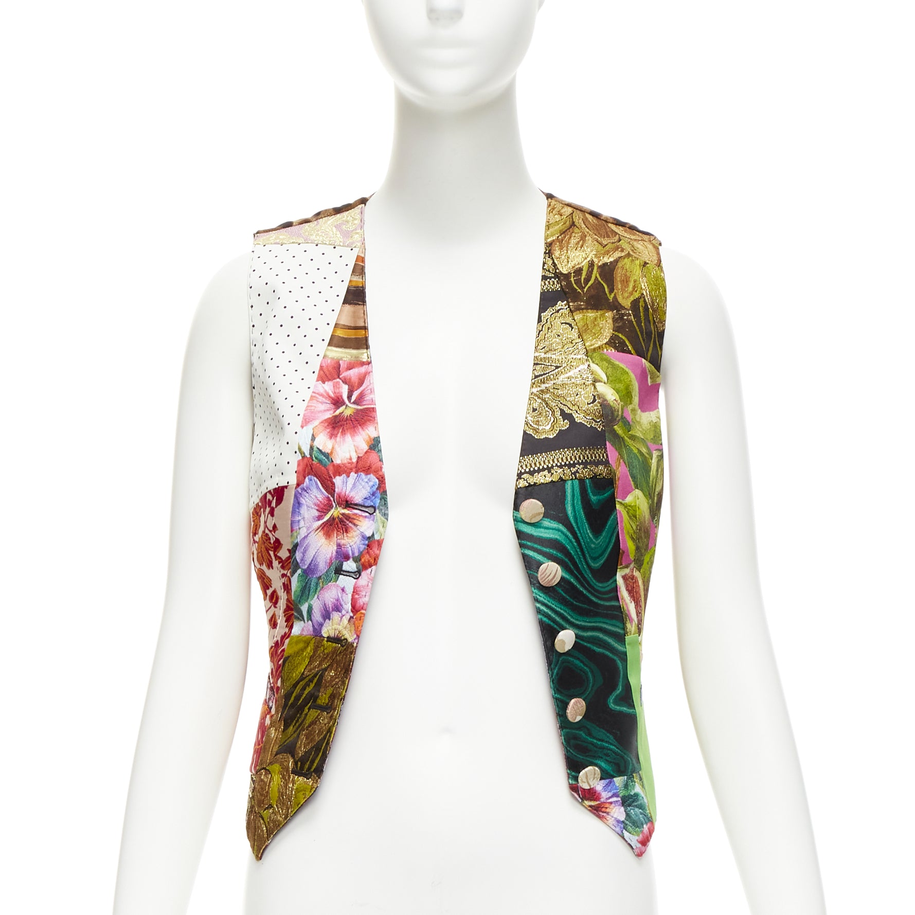 Dolce & Gabbana Floral Brocade Vest - Image 6