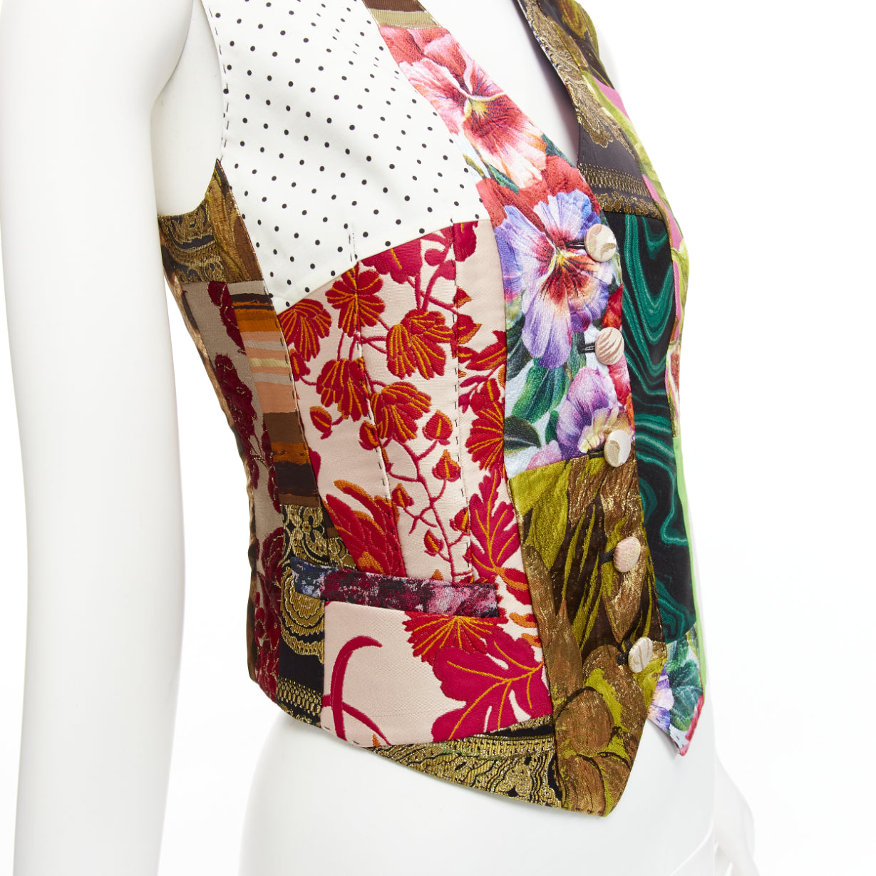 Dolce & Gabbana Floral Brocade Vest - Image 10