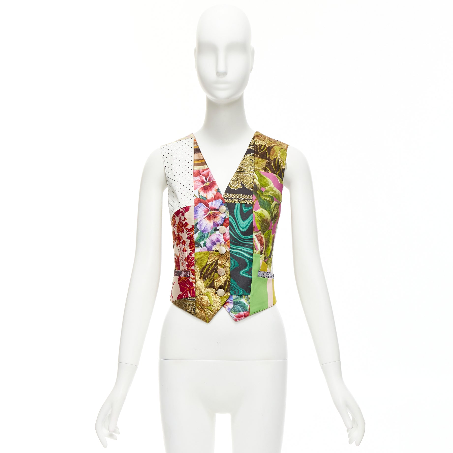 Dolce & Gabbana Floral Brocade Vest - Image 12