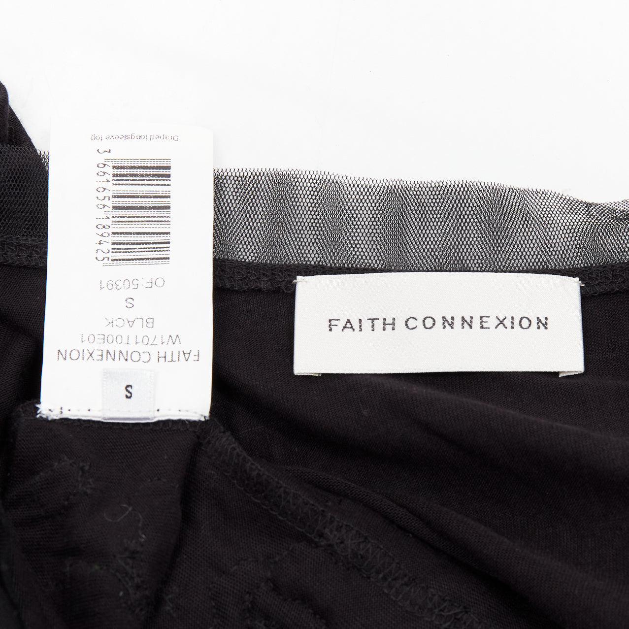 Faith Connexion Mesh Chain Top - Image 10