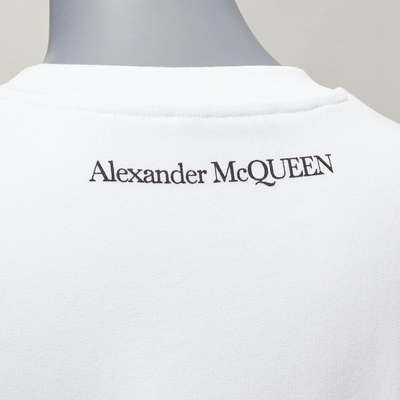Alexander Mcqueen Floral Print Crew - Back view