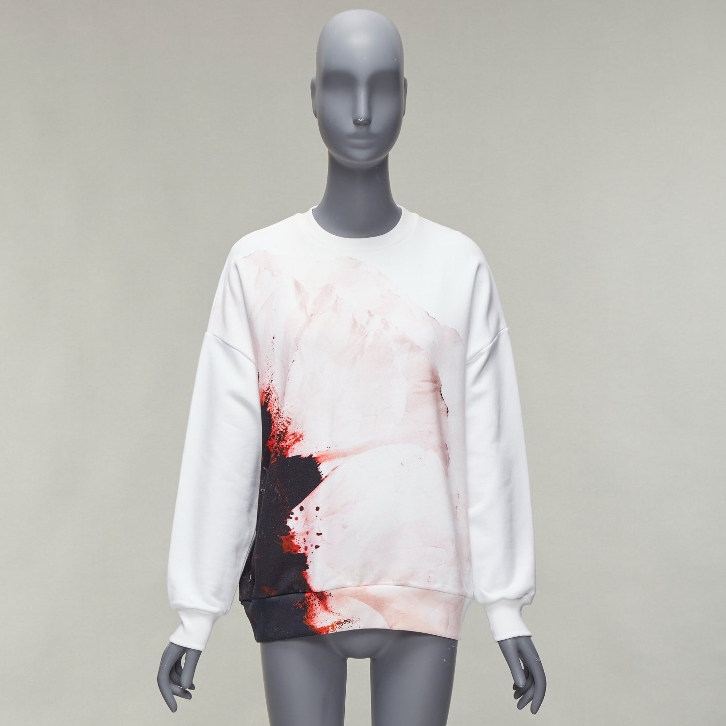 Alexander Mcqueen Floral Print Crew - Image 11