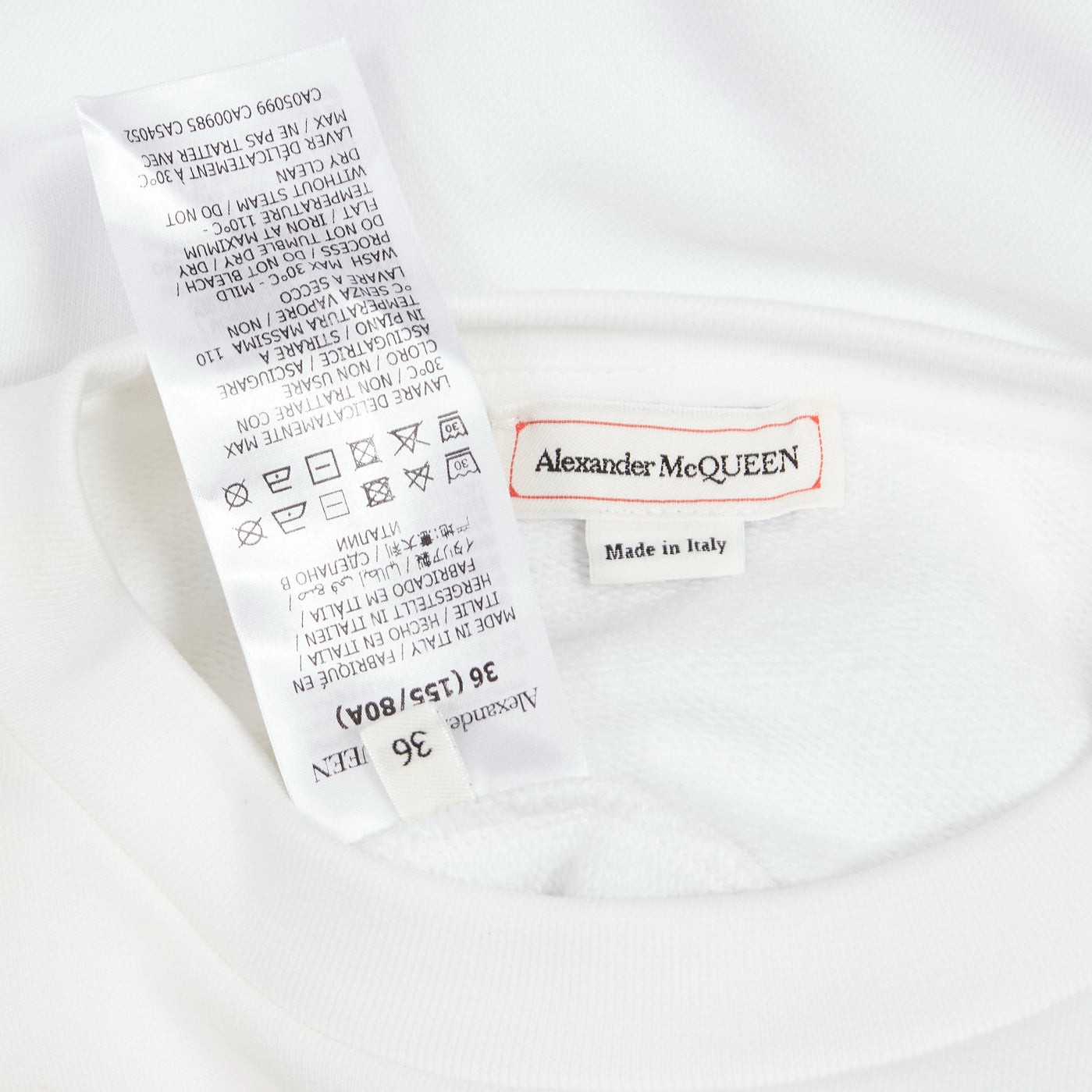 Alexander Mcqueen Floral Print Crew - Image 12