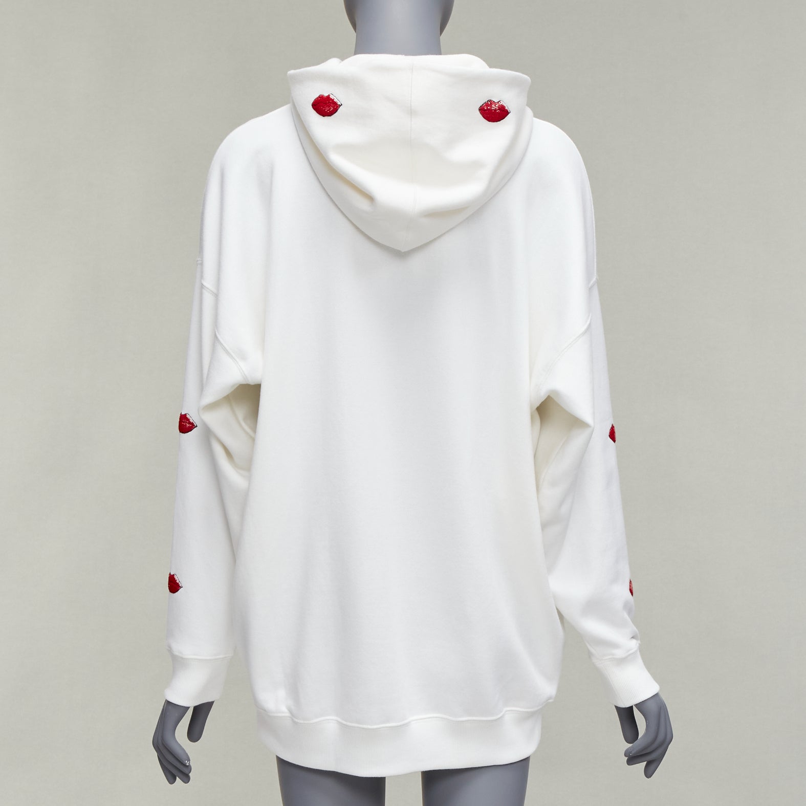 Valentino Garavani Sequin Lips Hoodie - Side view