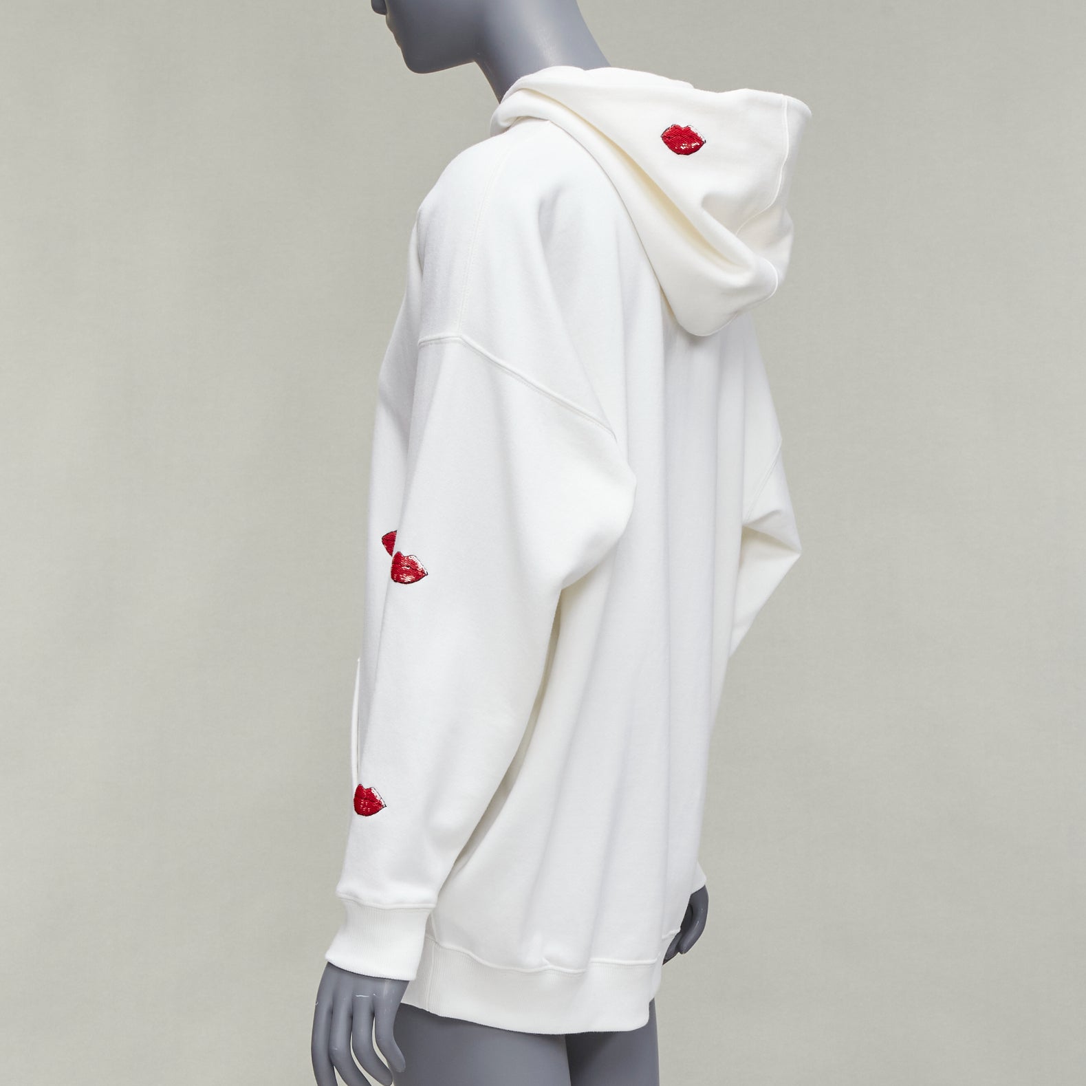 Valentino Garavani Sequin Lips Hoodie - Detail 1