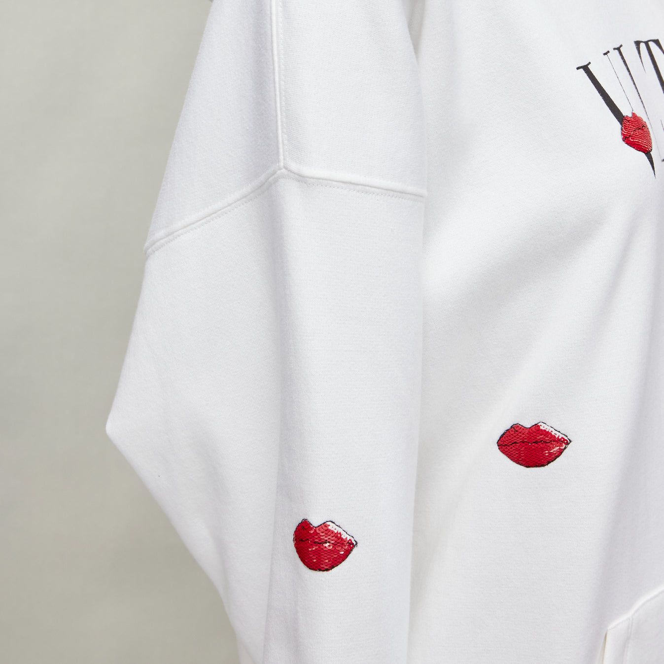 Valentino Garavani Sequin Lips Hoodie - Detail 2