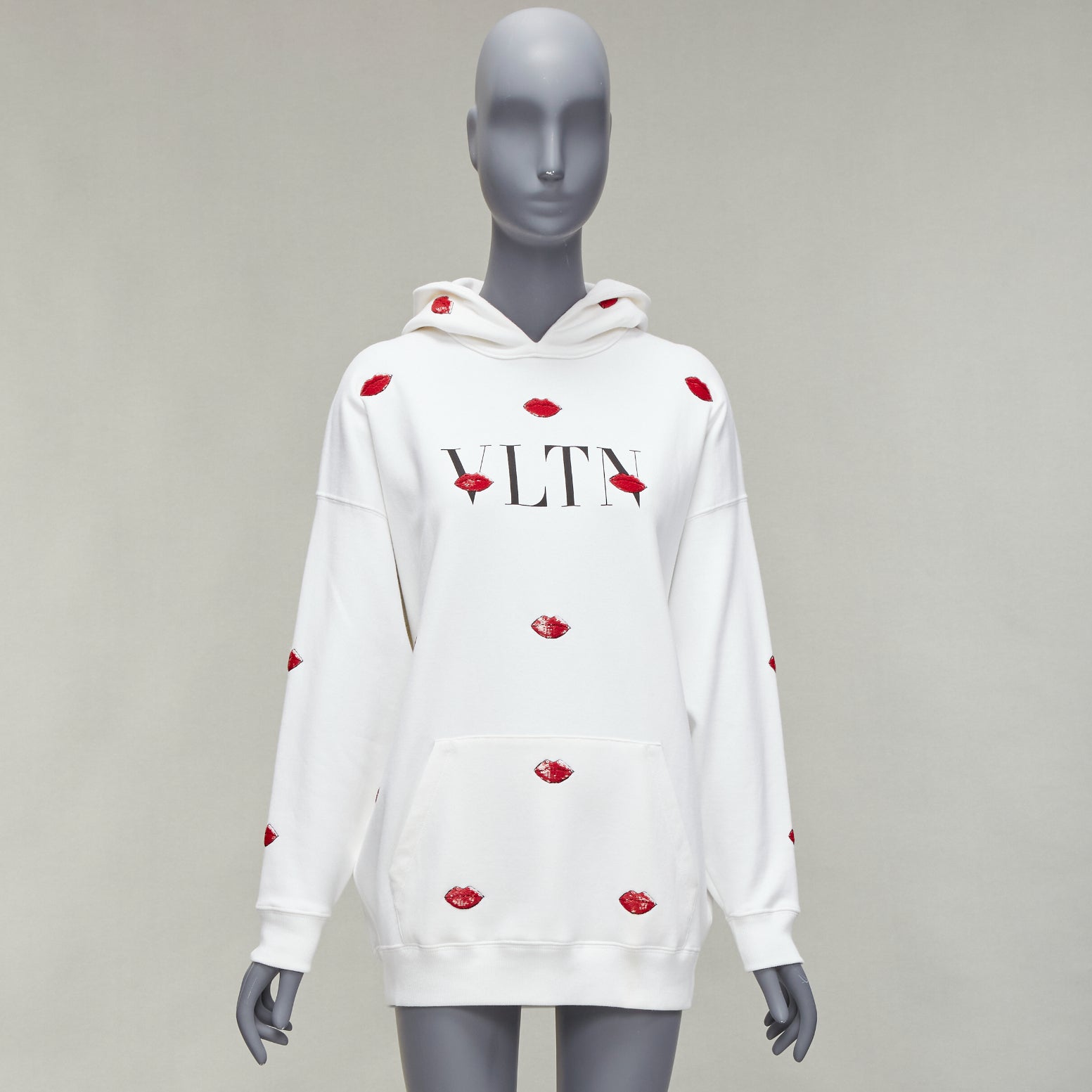 Valentino Garavani Sequin Lips Hoodie - Image 11