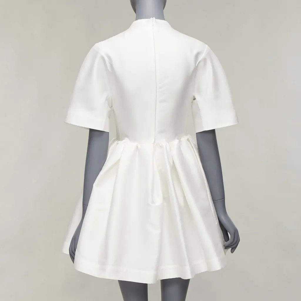 Marques Almeida Darted Cocktail Dress White Polyester Never worn - Box View