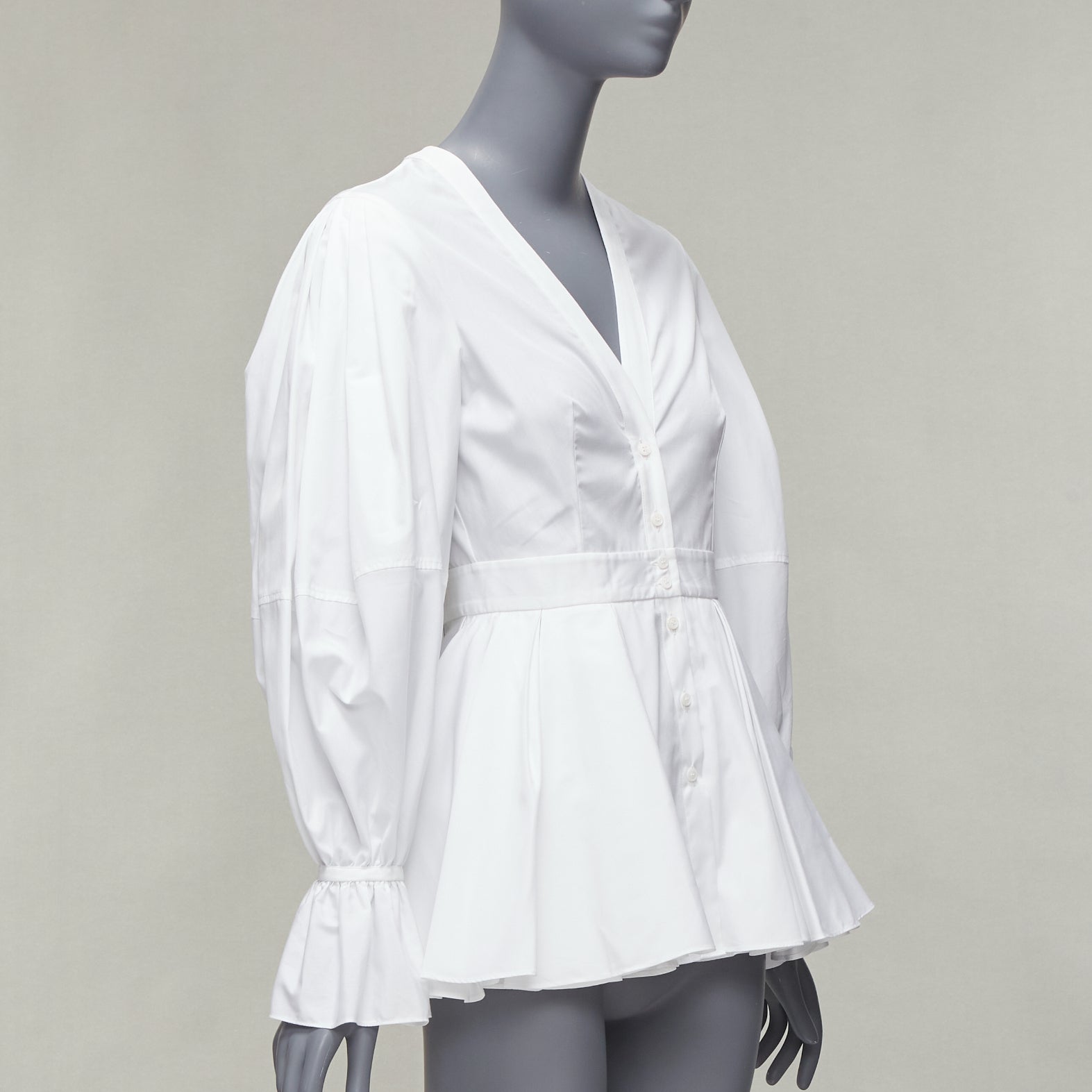 Alexander Mcqueen Balloon Sleeve Shirt - Image 6