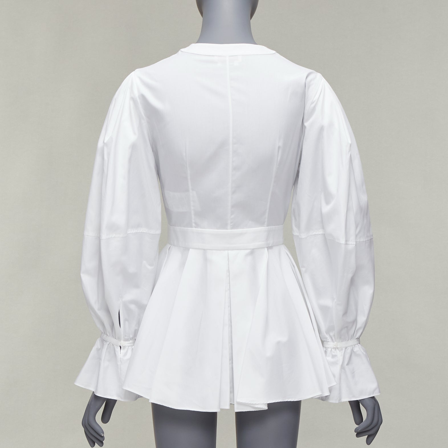 Alexander Mcqueen Balloon Sleeve Shirt - Side view