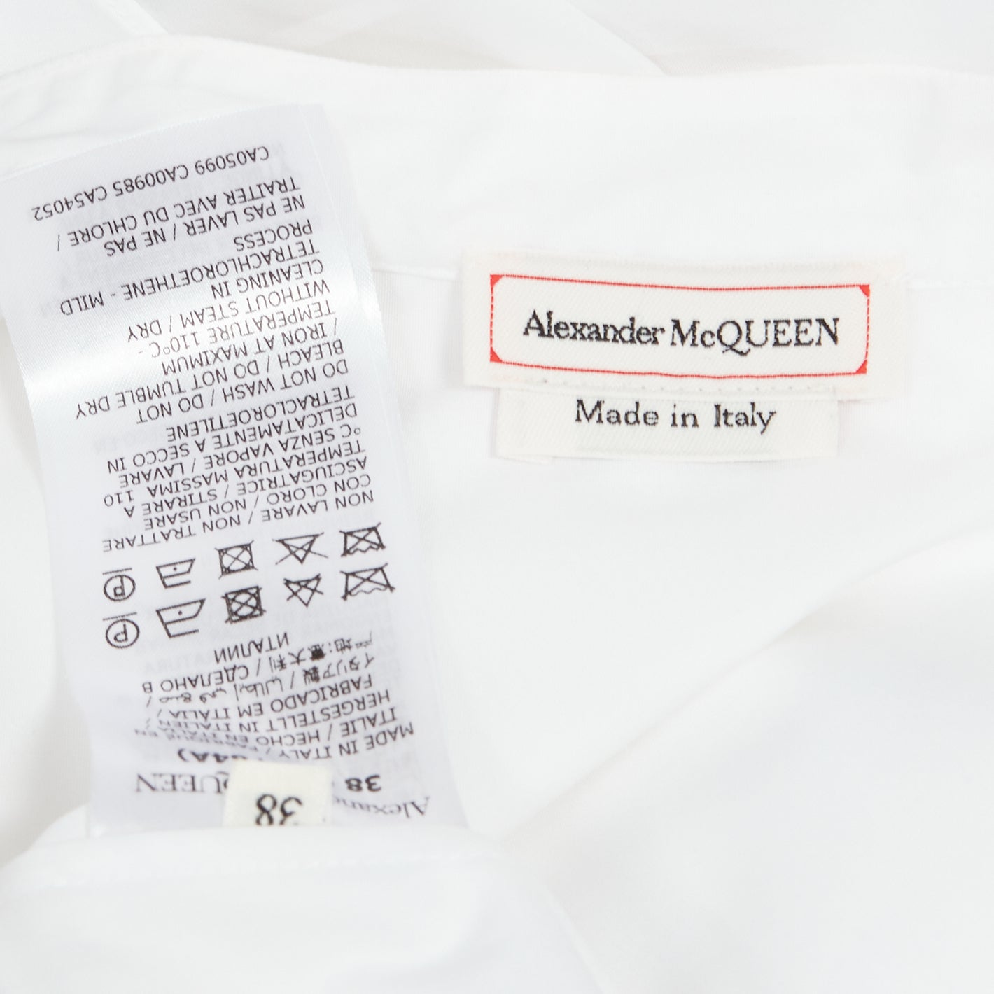 Alexander Mcqueen Frill Mandarin Shirt - Image 11