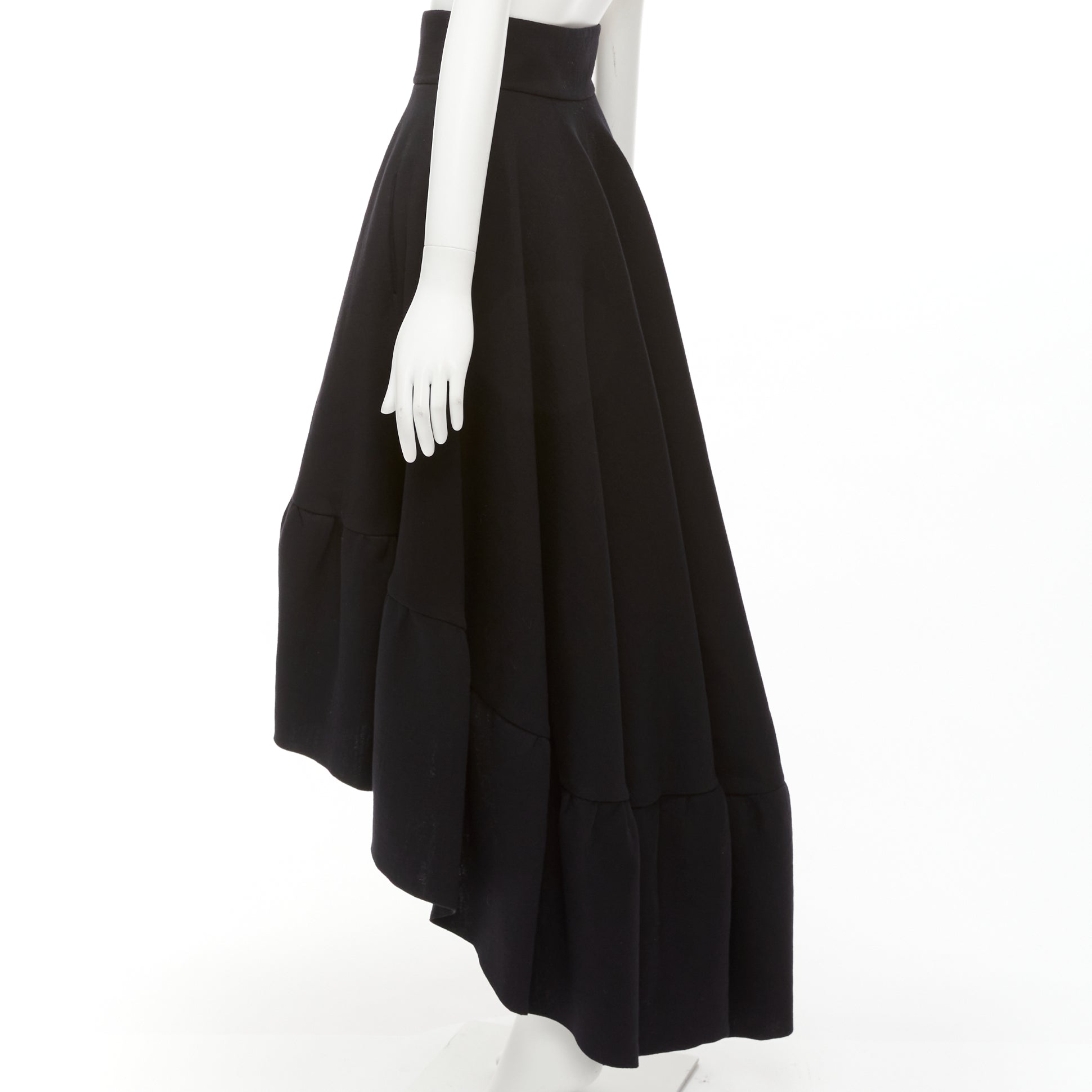 Antonio Berardi Ruffle High Low Skirt - Back view