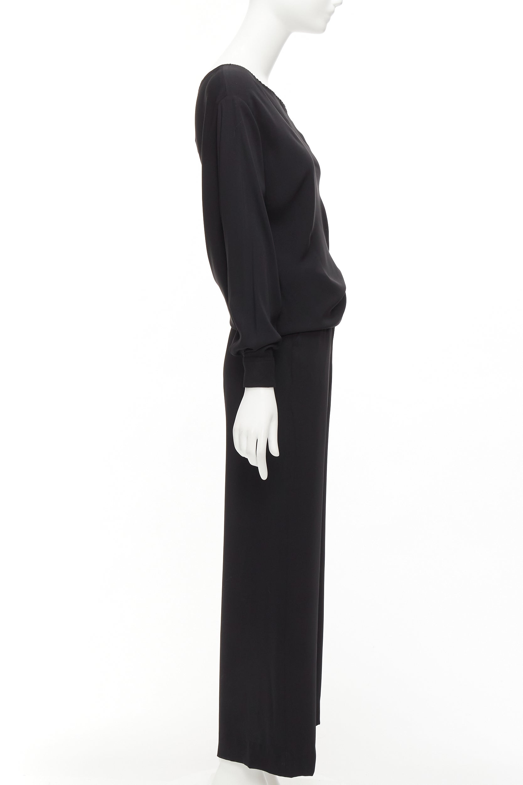 Maison Martin Margiela Black Draped Jumpsuit - 4