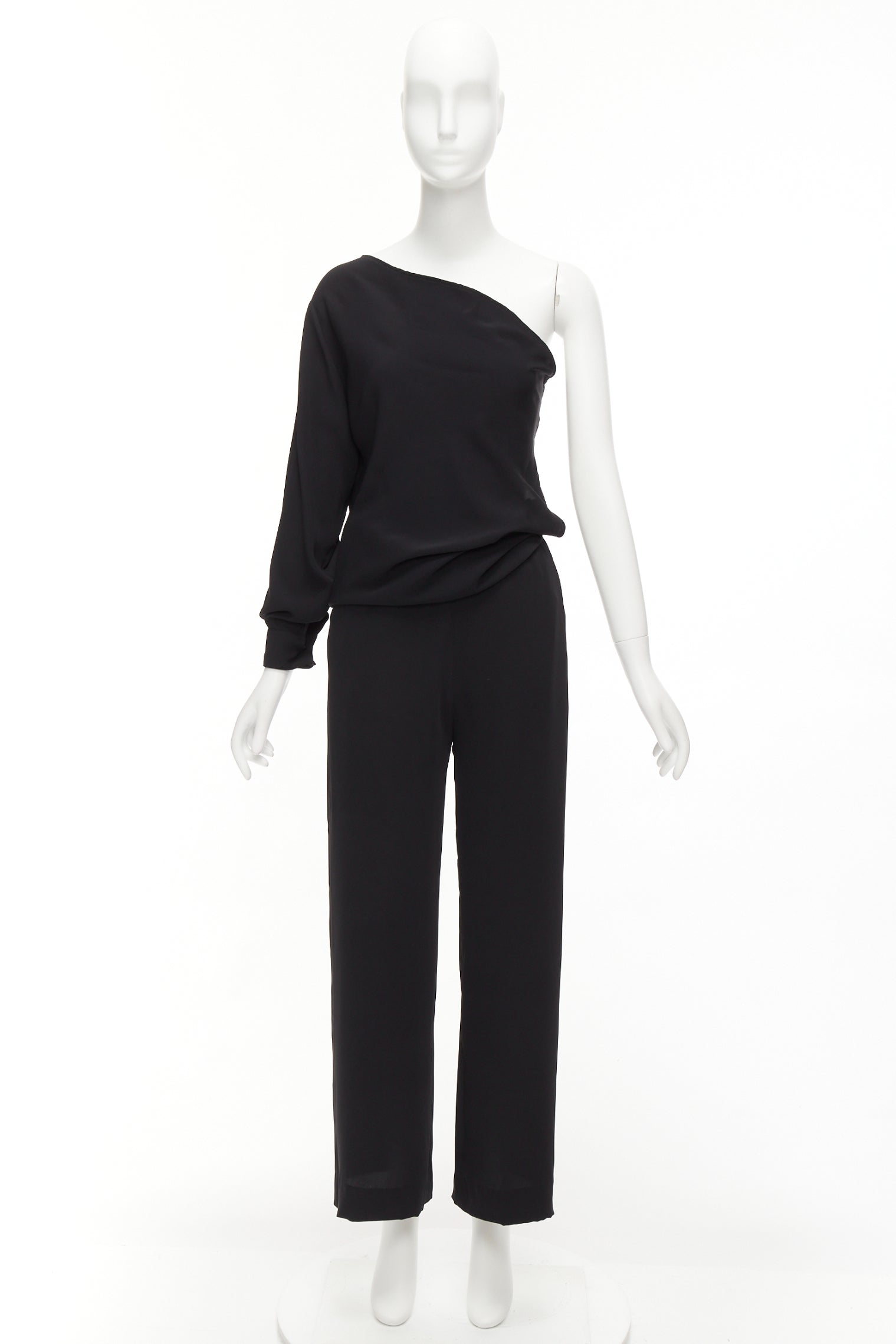 Maison Martin Margiela Black Draped Jumpsuit - Image 11
