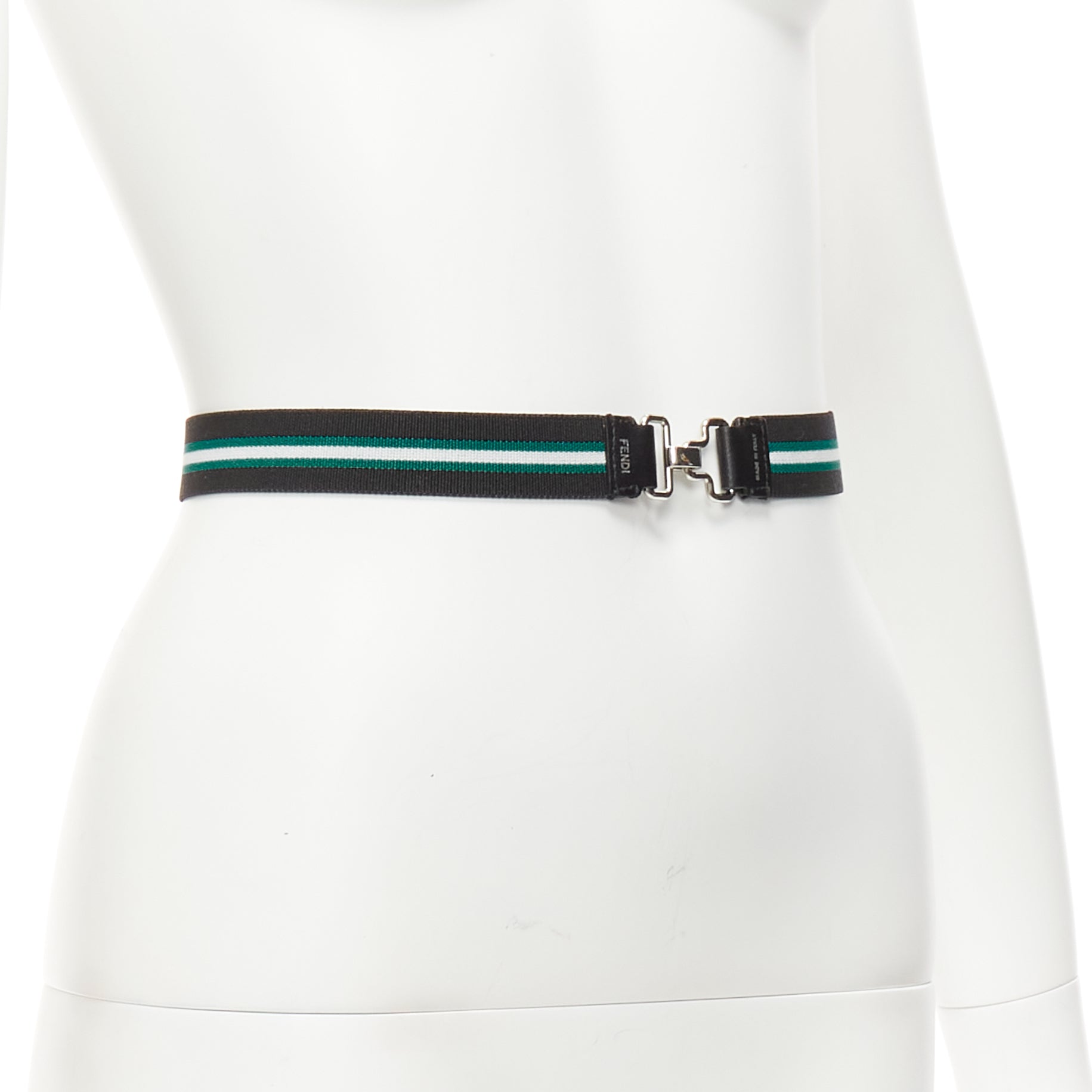 Fendi Red Gold Studs Belt - Image 6