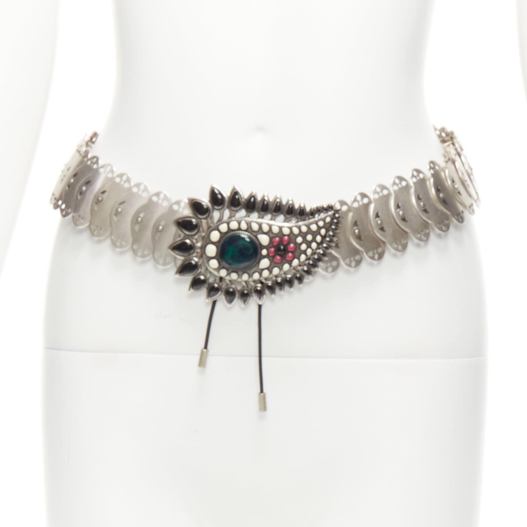 Isabel Marant Pearl Crystal Chain Belt