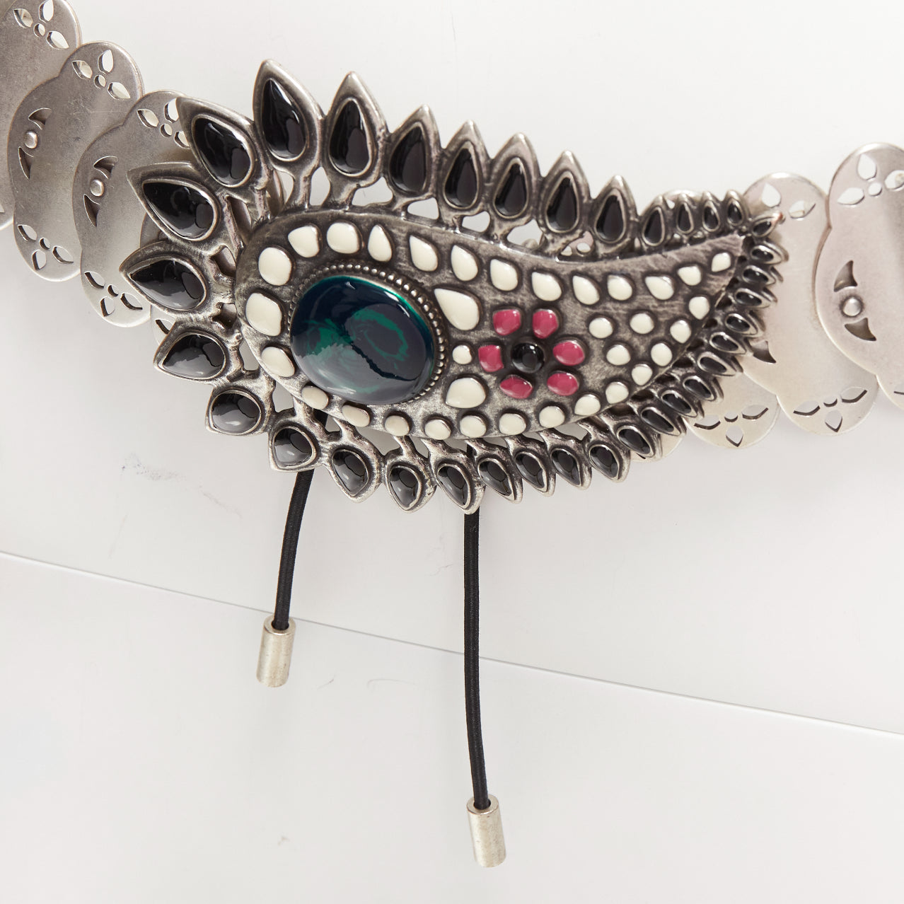 Isabel Marant Pearl Crystal Chain Belt - Back view