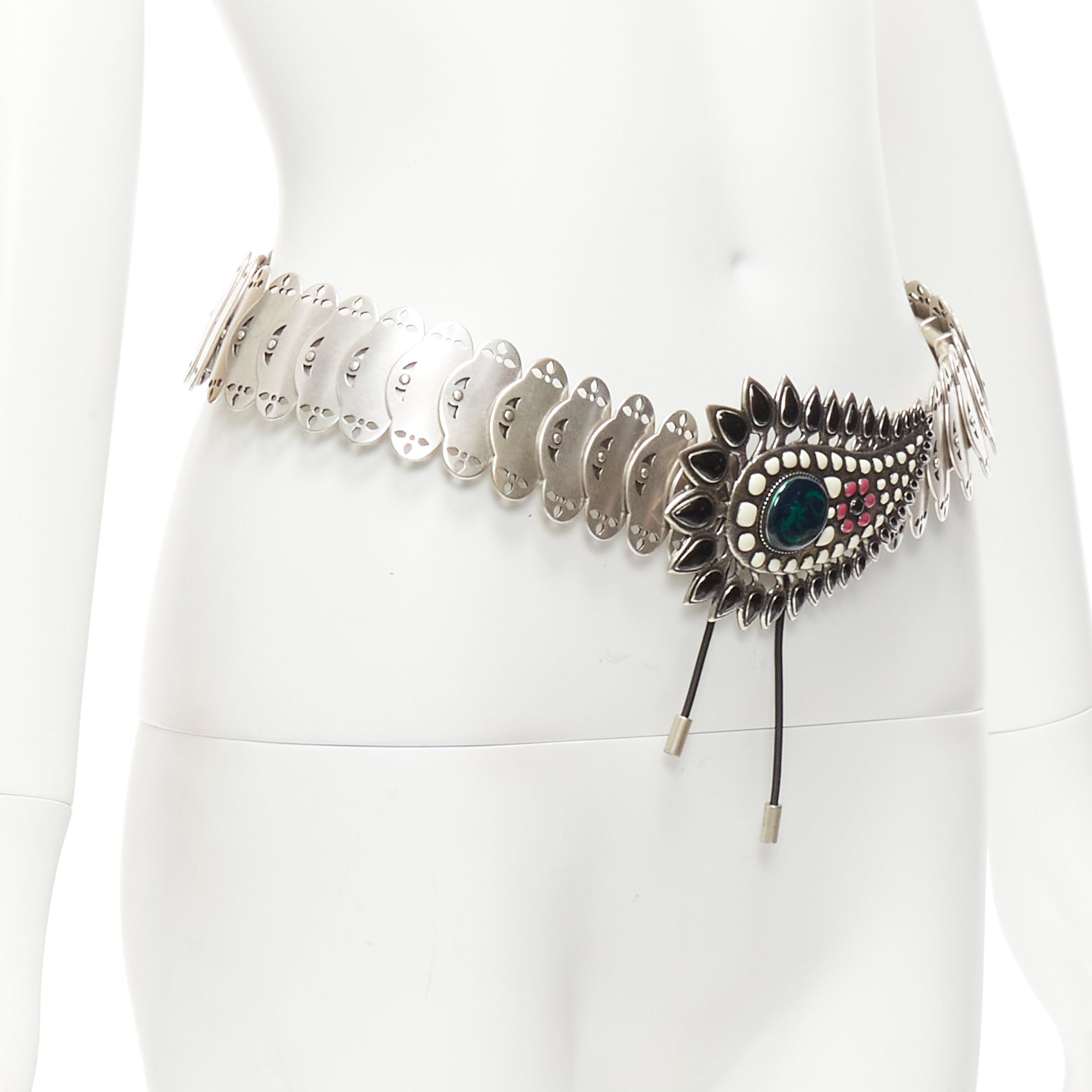 Isabel Marant Pearl Crystal Chain Belt - Image 6