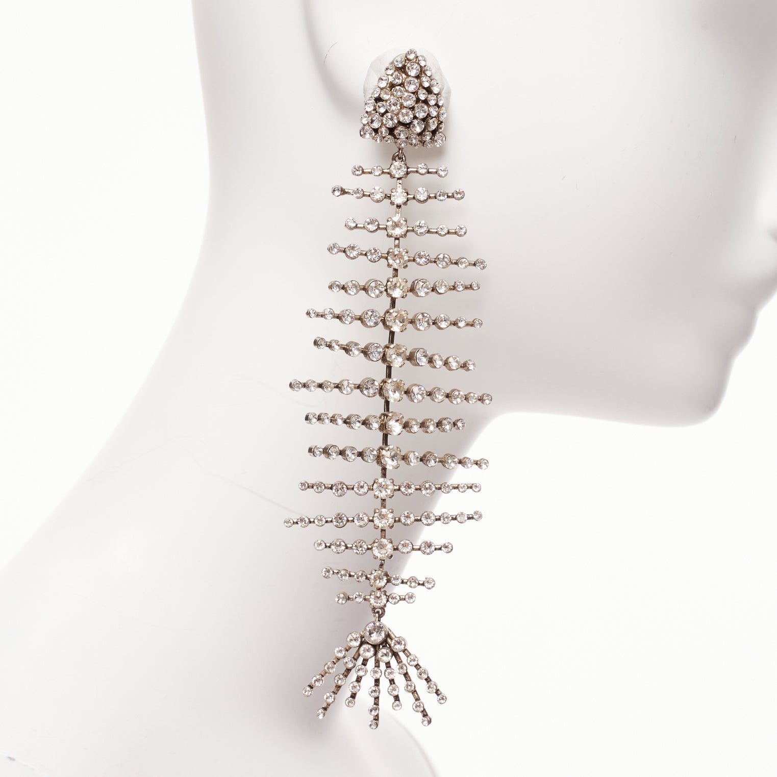 Saint Laurent Fish Bone Earrings - 4