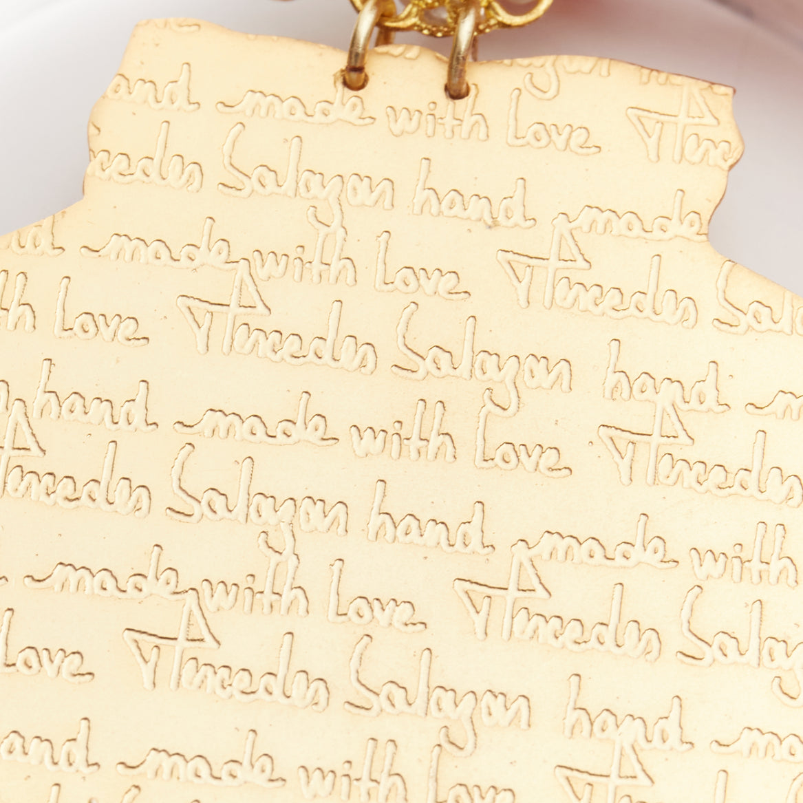 Mercedes Salazar Shell Tassel Earrings - Detail 2