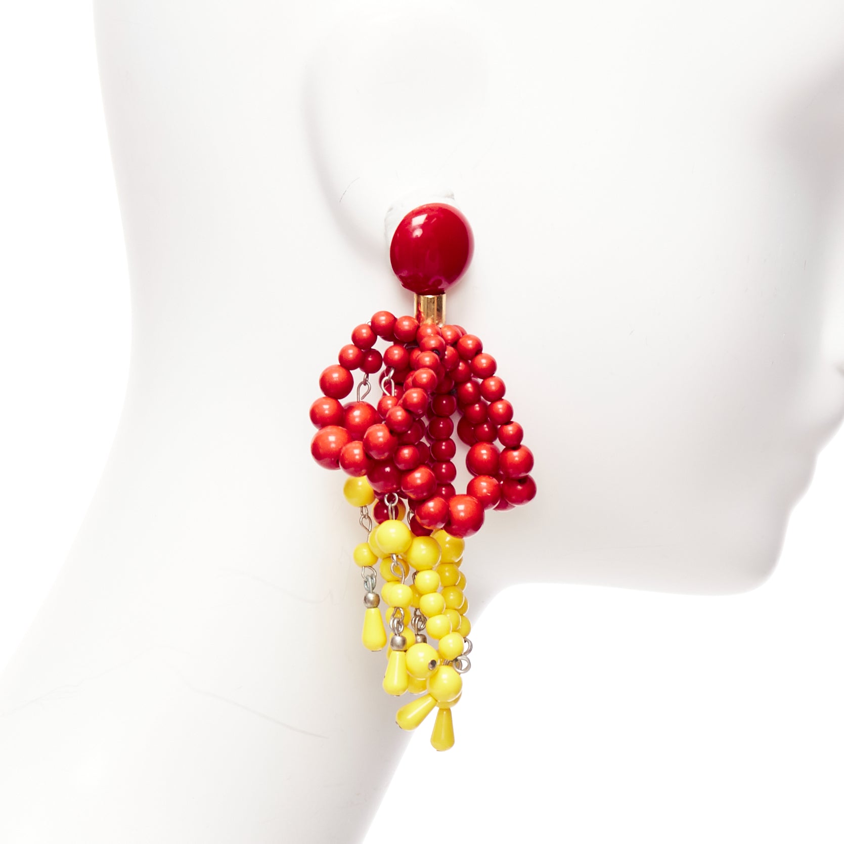 Marni Acrylic Chandelier Earrings - Image 6