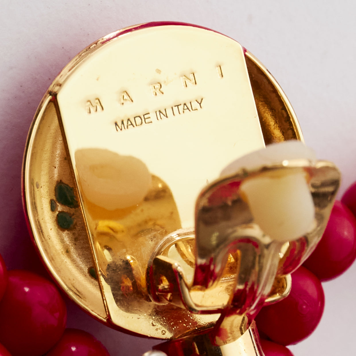 Marni Acrylic Chandelier Earrings - Detail 1