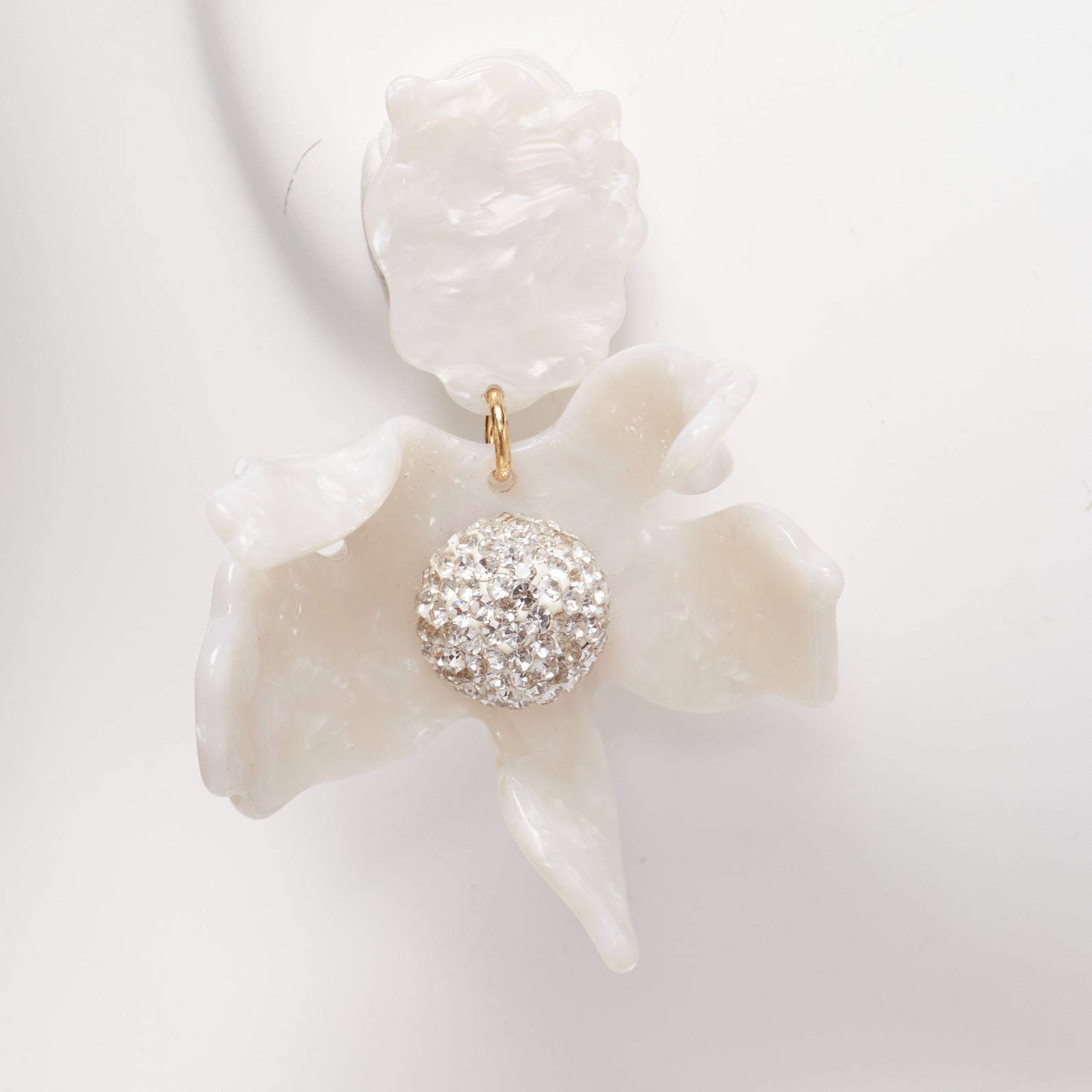 Lele Sadoughi Marbled Flower Earrings - 4