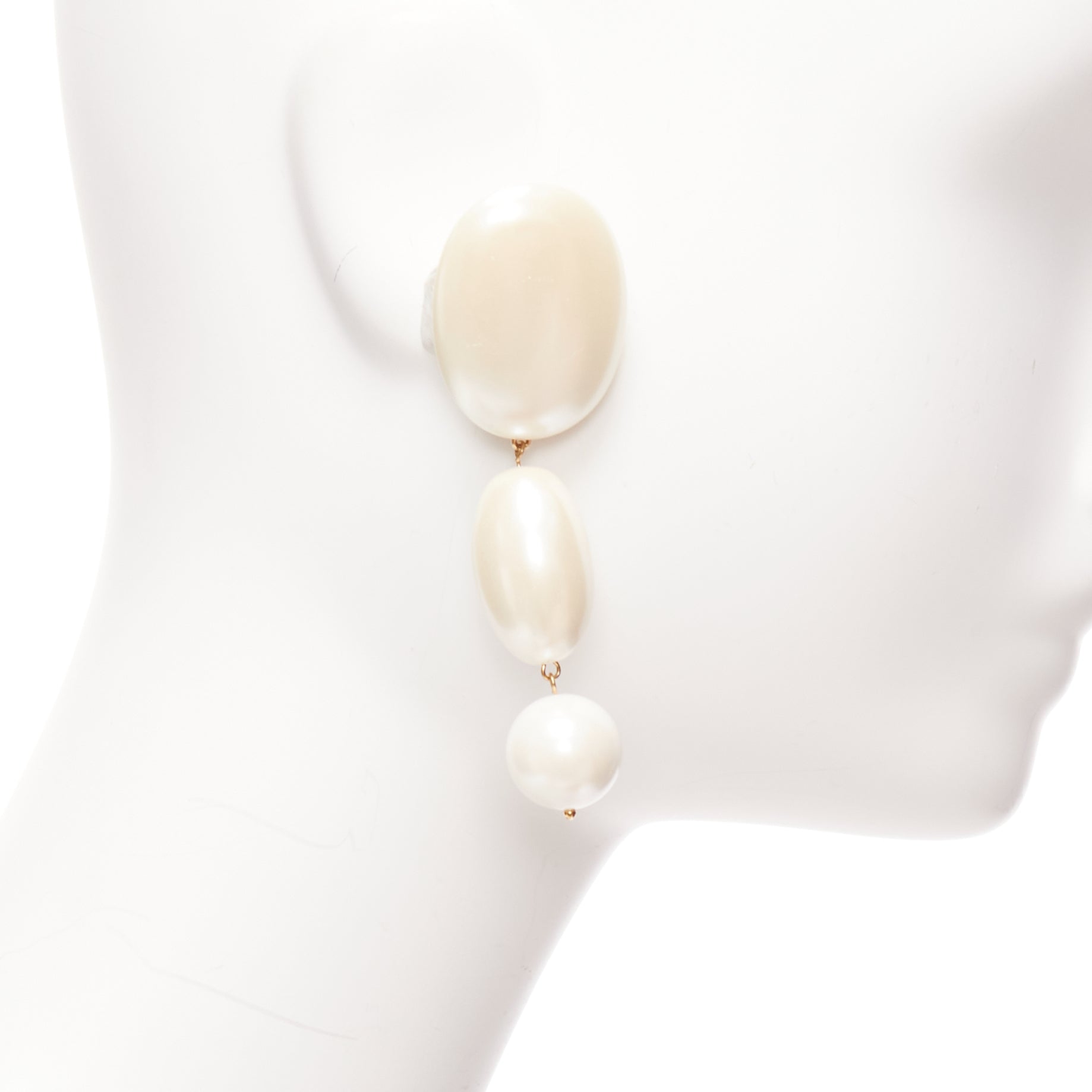 Lele Sadoughi Geometric Pearl Earrings - Image 6