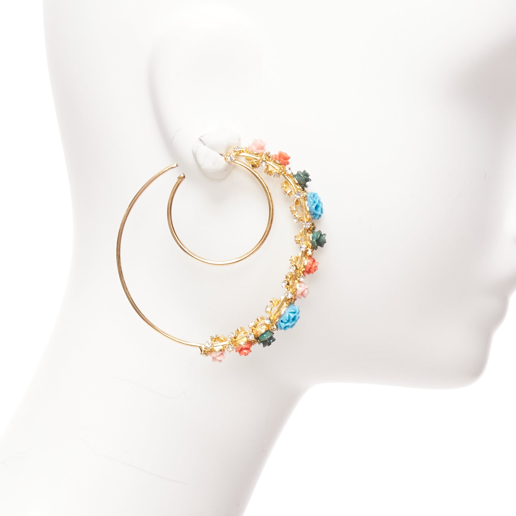 Mercedes Salazar Moon Hoop Earrings - 4