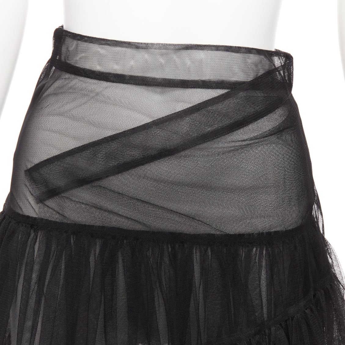 Shushu Tong Tulle High Low Skirt - Back view