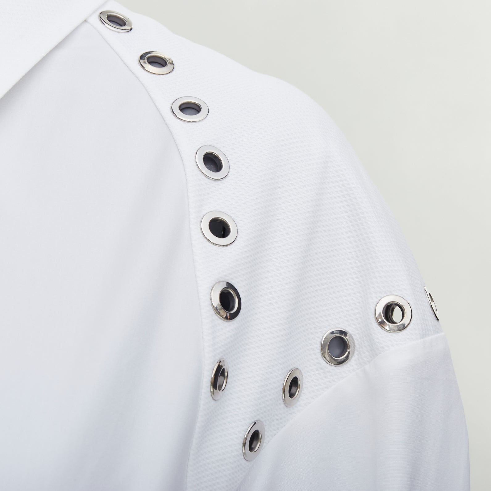 Alexander Mcqueen Grommet Midi Dress - Back view