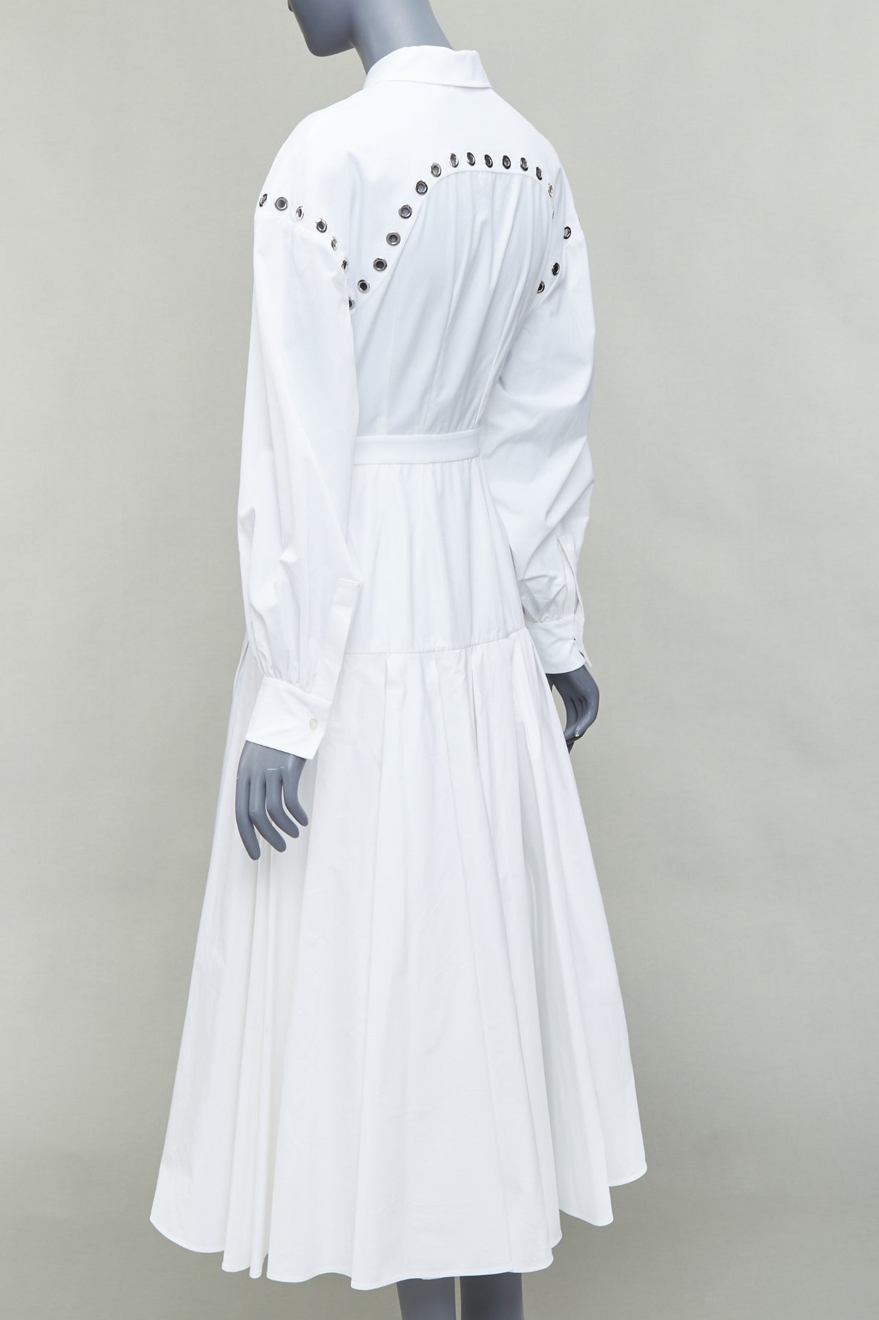 Alexander Mcqueen Grommet Midi Dress - Detail 1