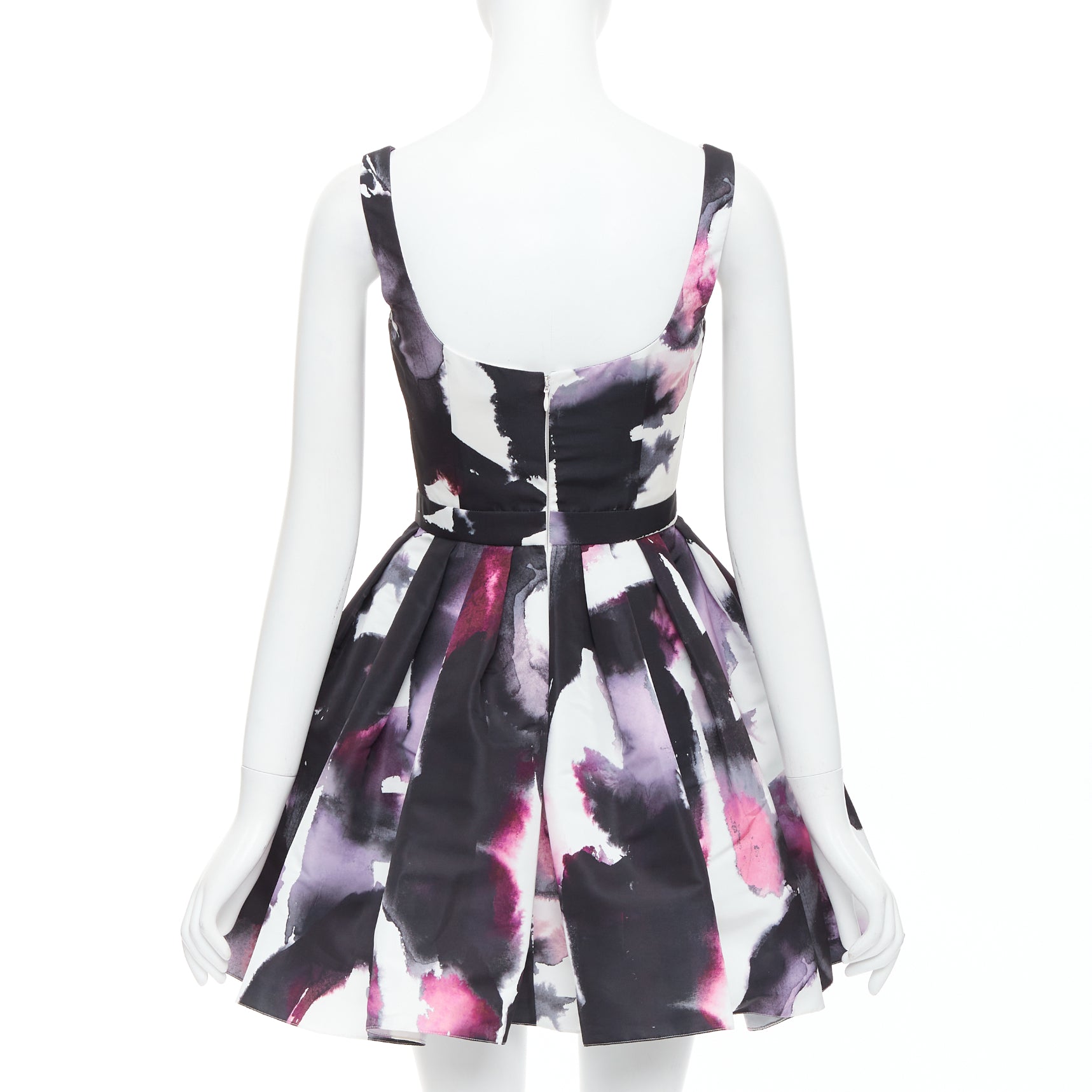 Alexander Mcqueen Graffiti Flared Dress - Side view