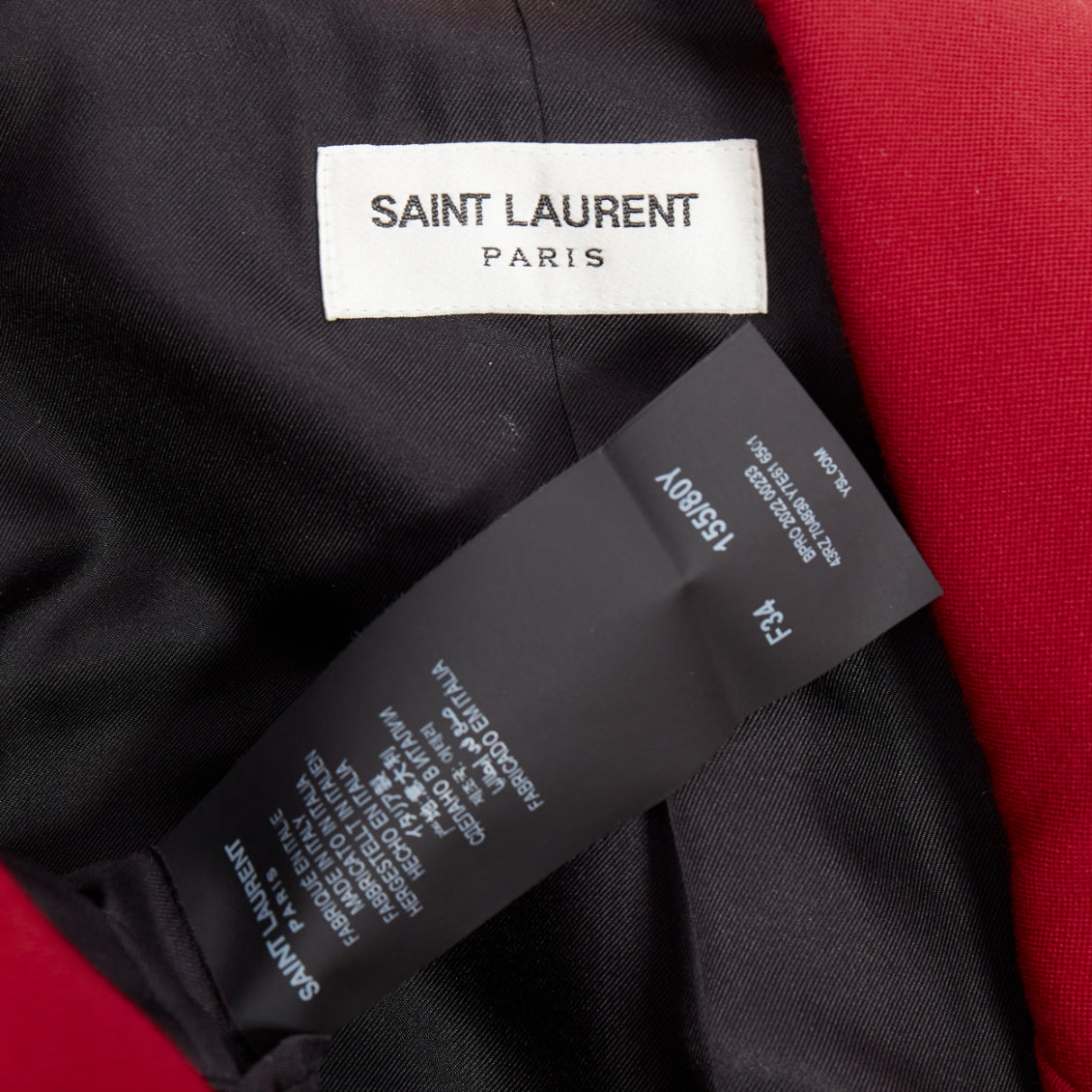 Saint Laurent Power Shoulder Blazer - Image 11